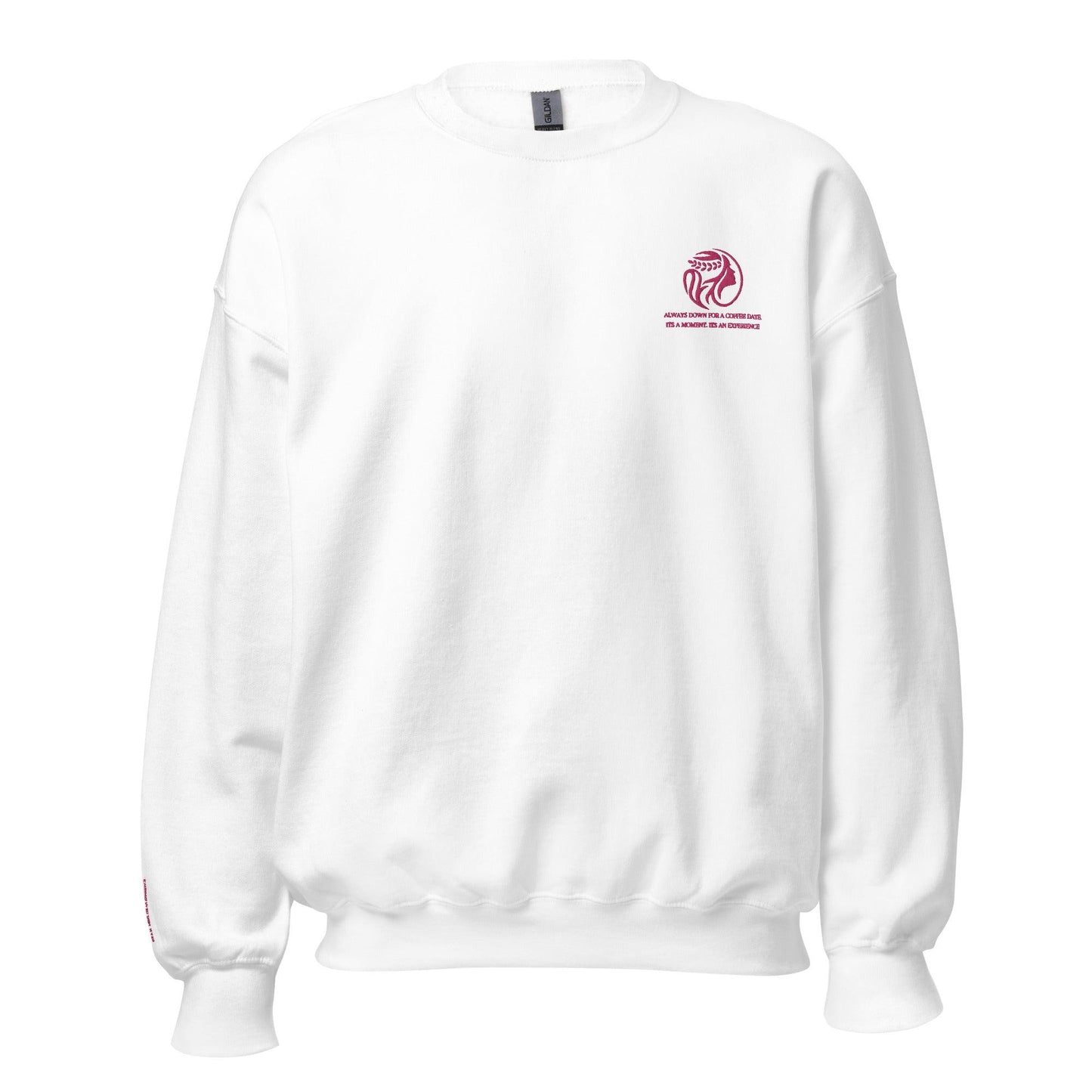 Coffeebre Unisex Embroidery Crewneck Sweatshirt - COFFEEBRE