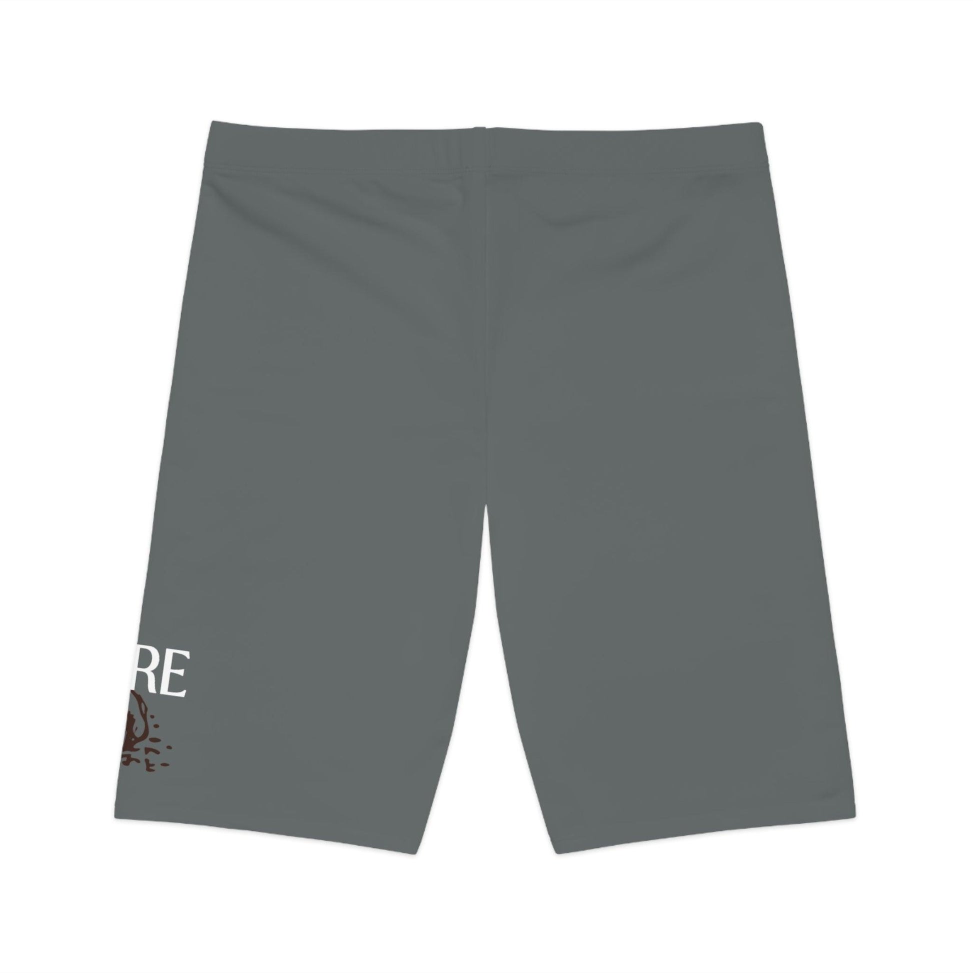 Coffeebre Women's Grey Bike Shorts - COFFEEBRE