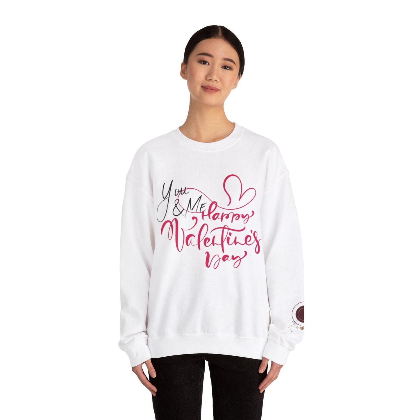 Couples's Unisex Valentine Crewneck Sweatshirt - COFFEEBRE