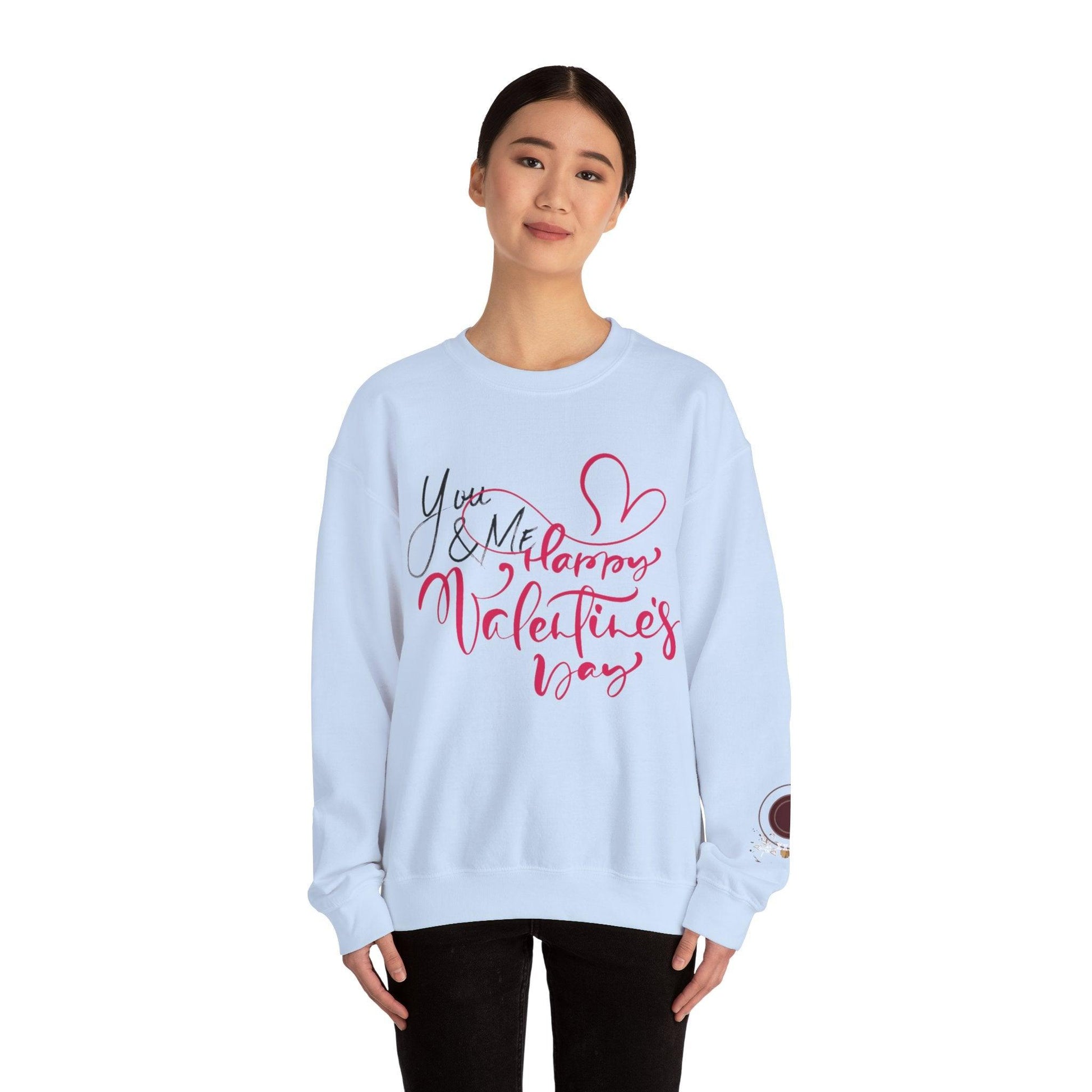 Couples's Unisex Valentine Crewneck Sweatshirt - COFFEEBRE