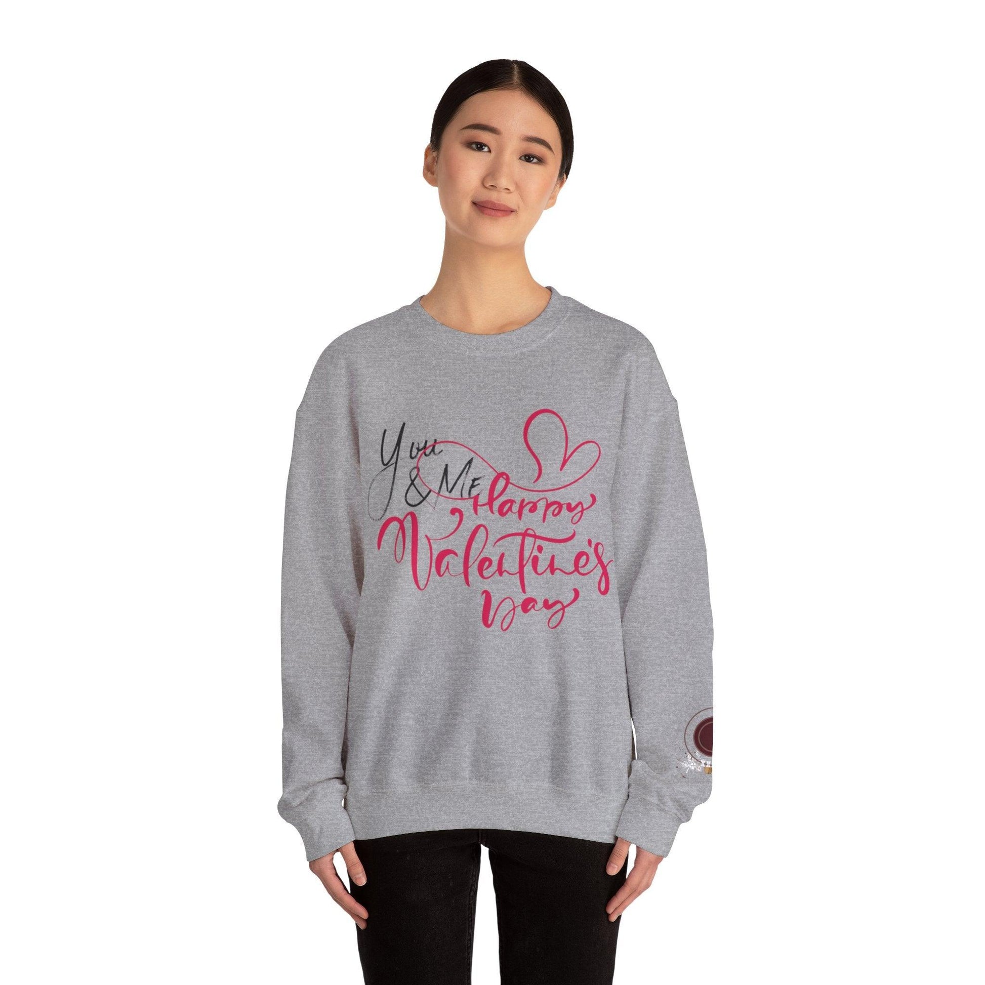 Couples's Unisex Valentine Crewneck Sweatshirt - COFFEEBRE