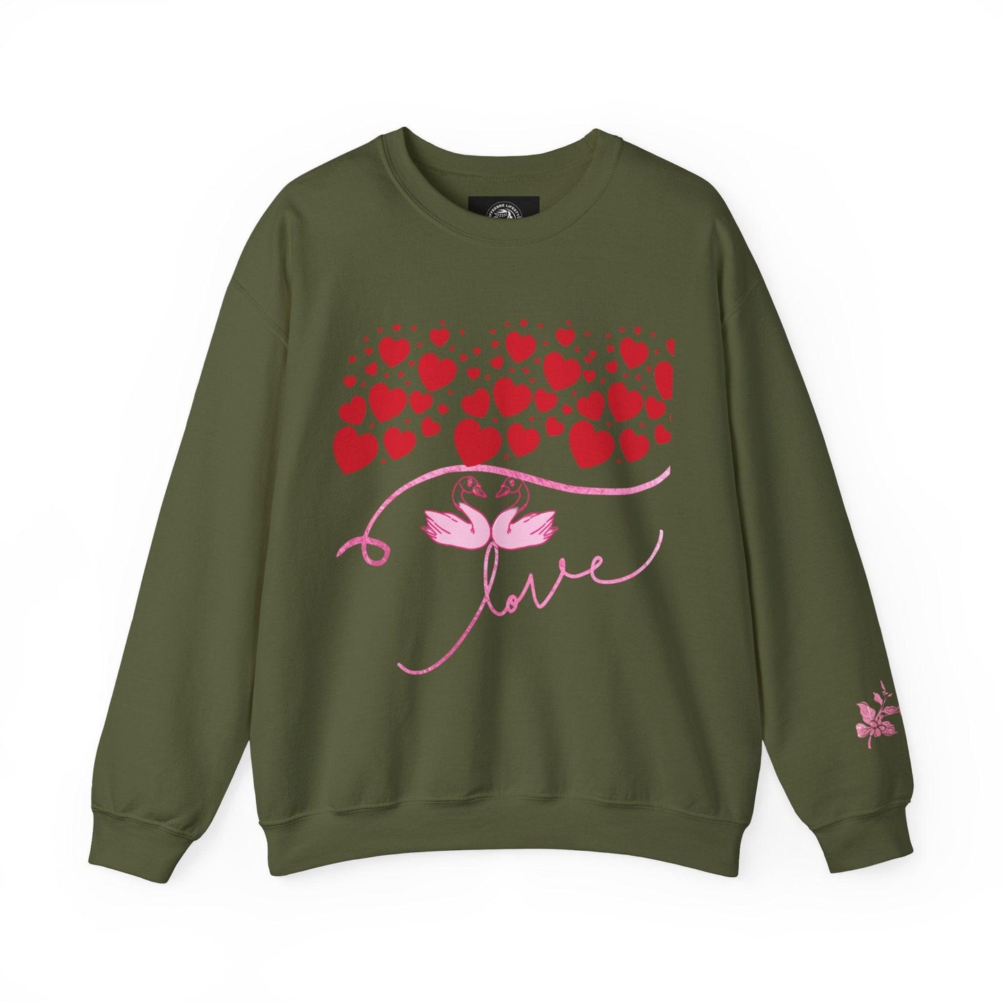 Crewneck Valentine's Love Sweatshirt - COFFEEBRE