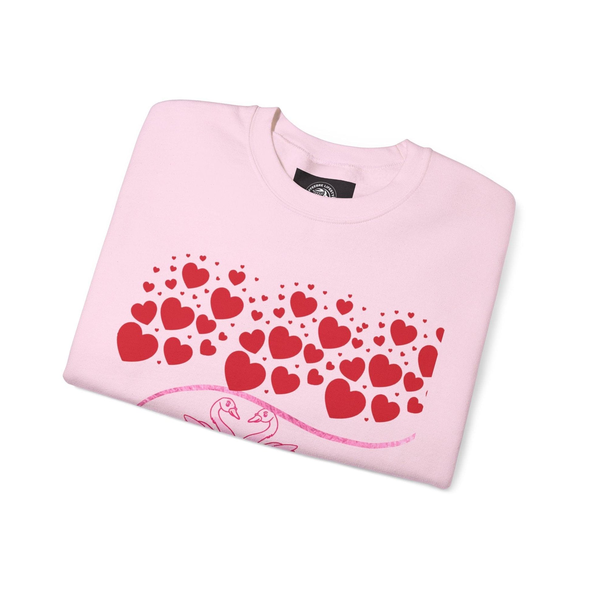 Crewneck Valentine's Love Sweatshirt - COFFEEBRE