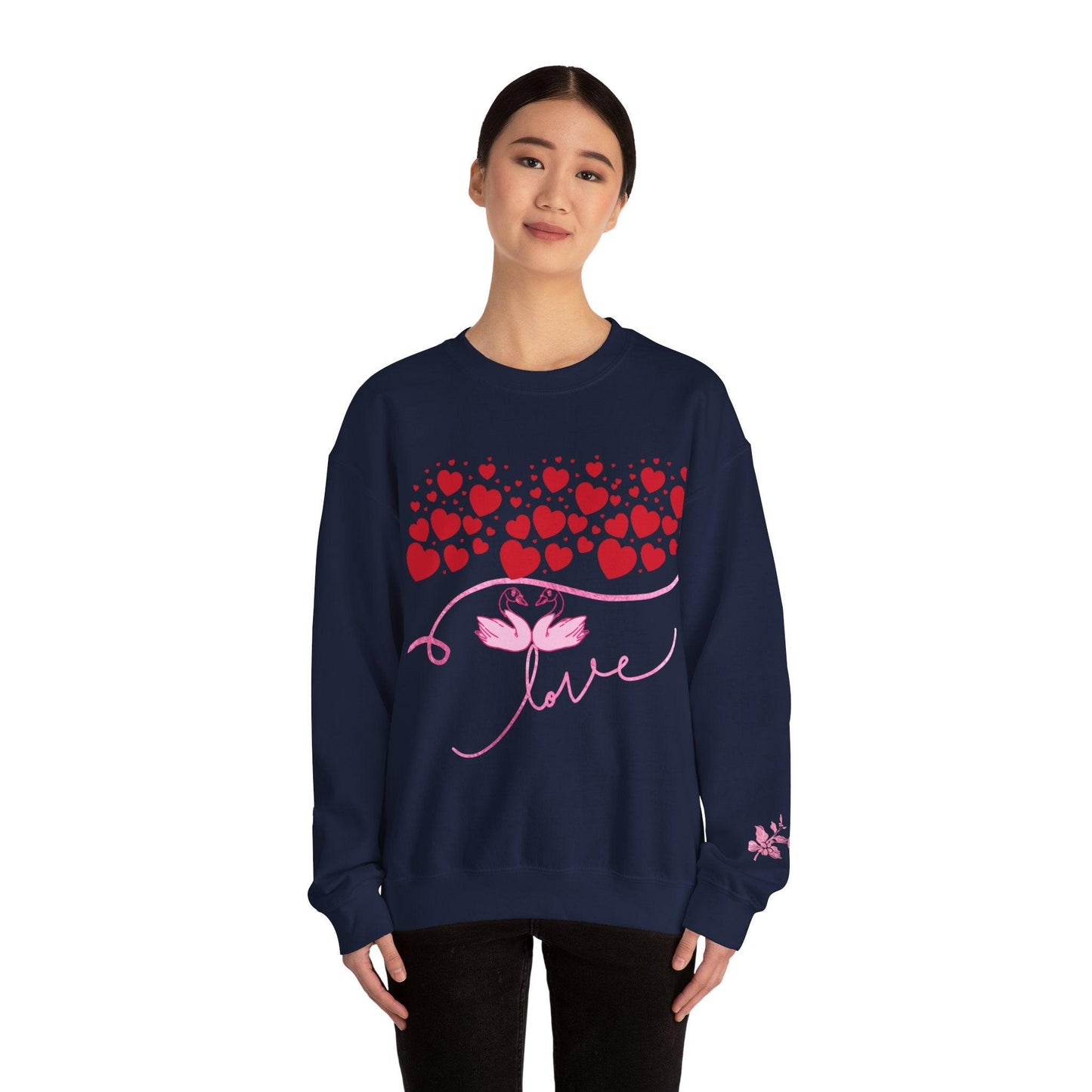 Crewneck Valentine's Love Sweatshirt - COFFEEBRE