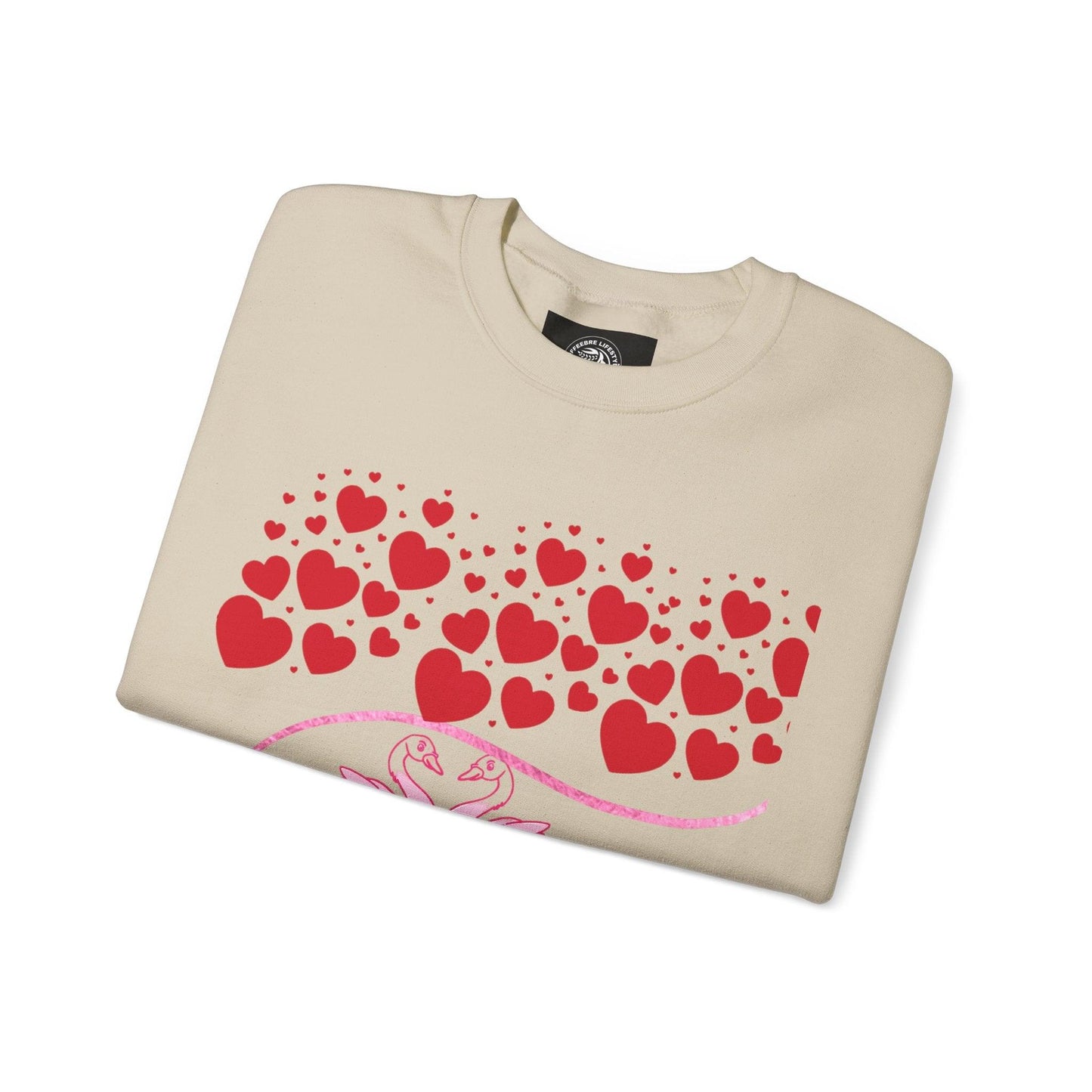 Crewneck Valentine's Love Sweatshirt - COFFEEBRE