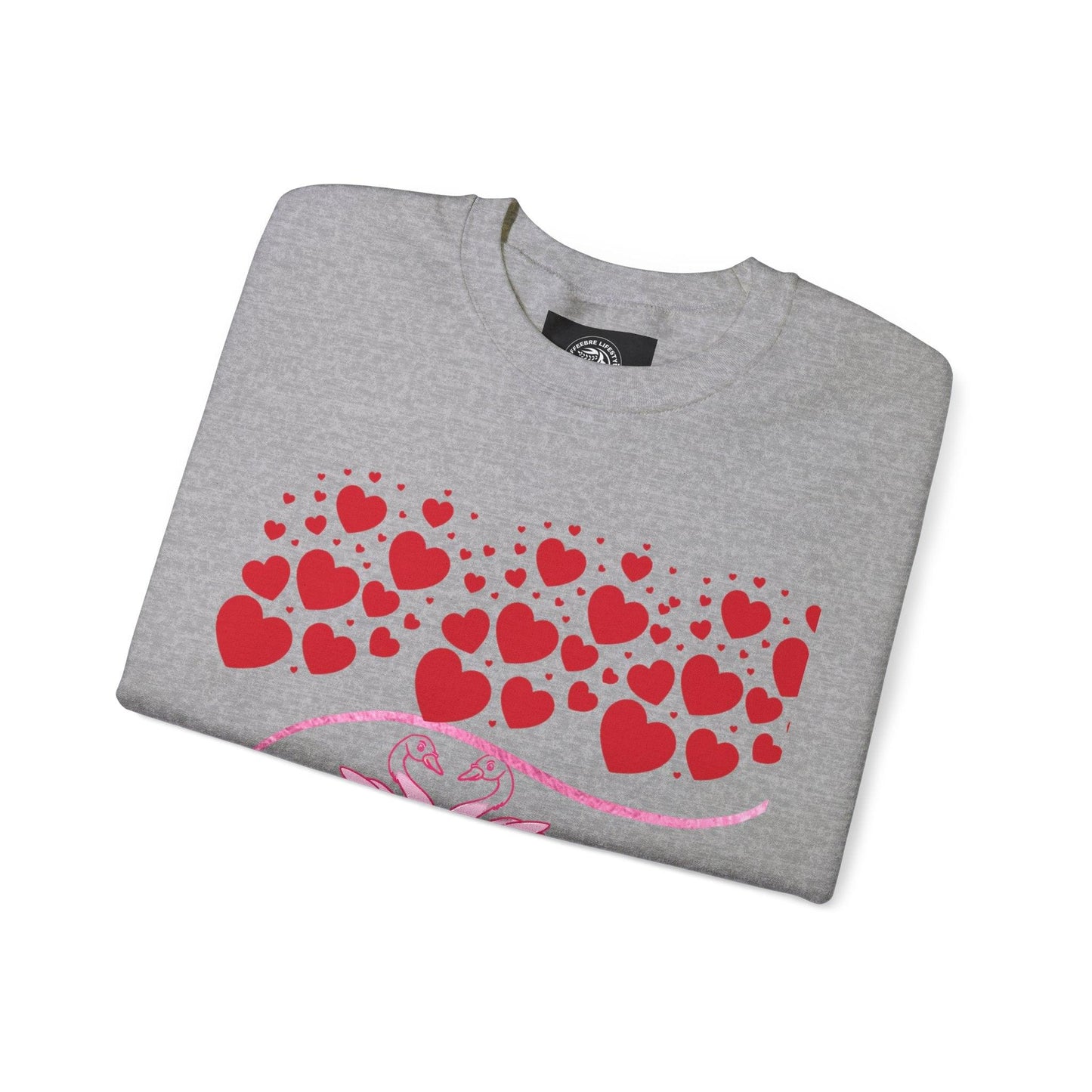 Crewneck Valentine's Love Sweatshirt - COFFEEBRE