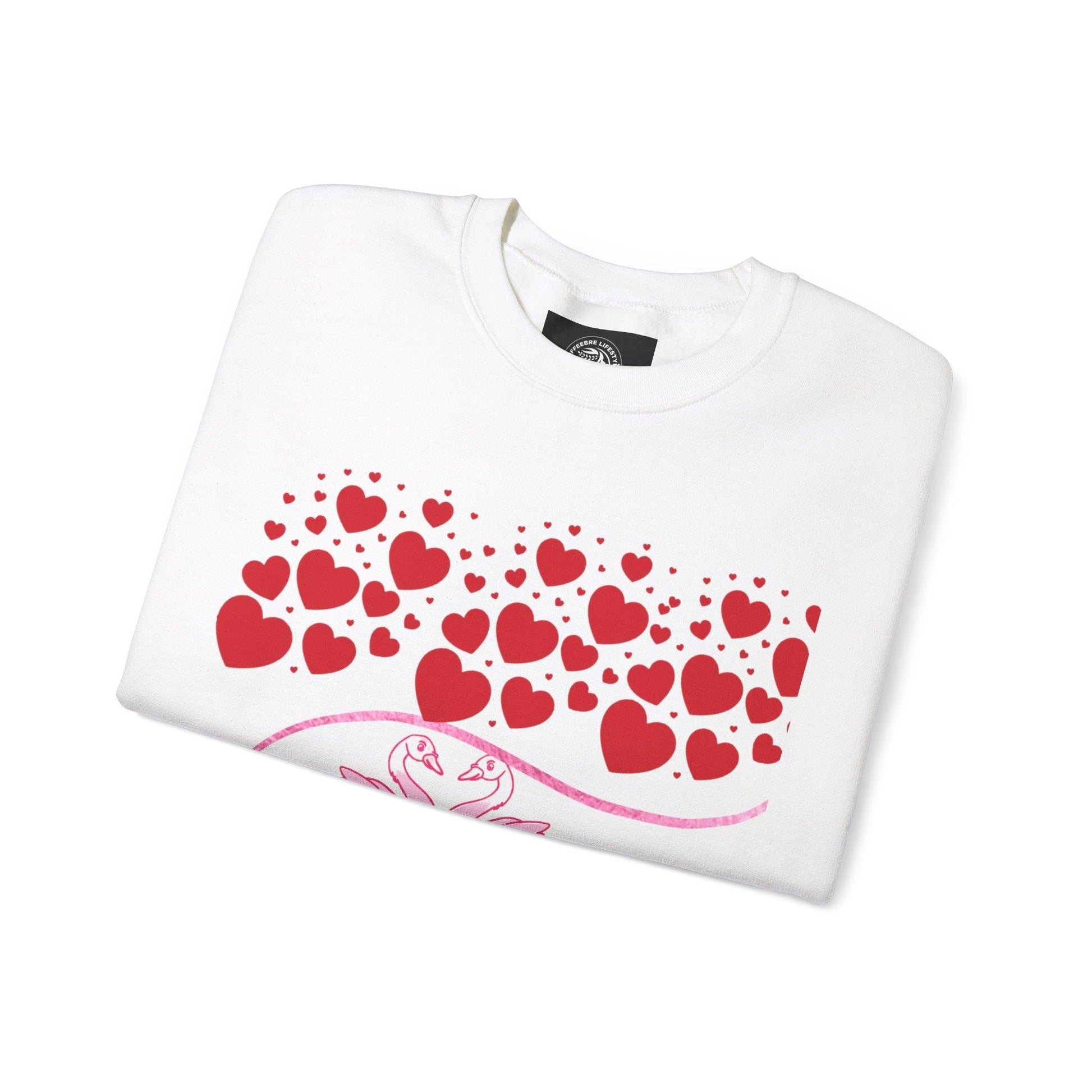 Crewneck Valentine's Love Sweatshirt - COFFEEBRE