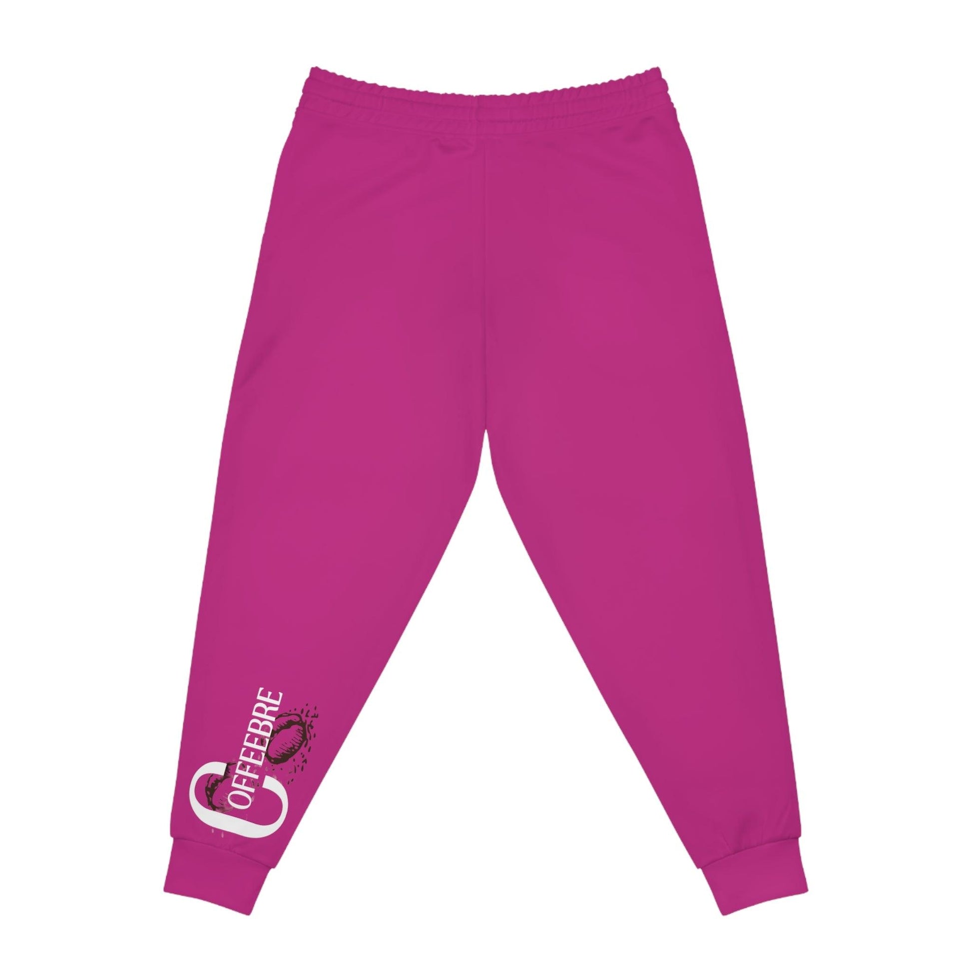 Dark Pink Athletic Joggers - COFFEEBRE