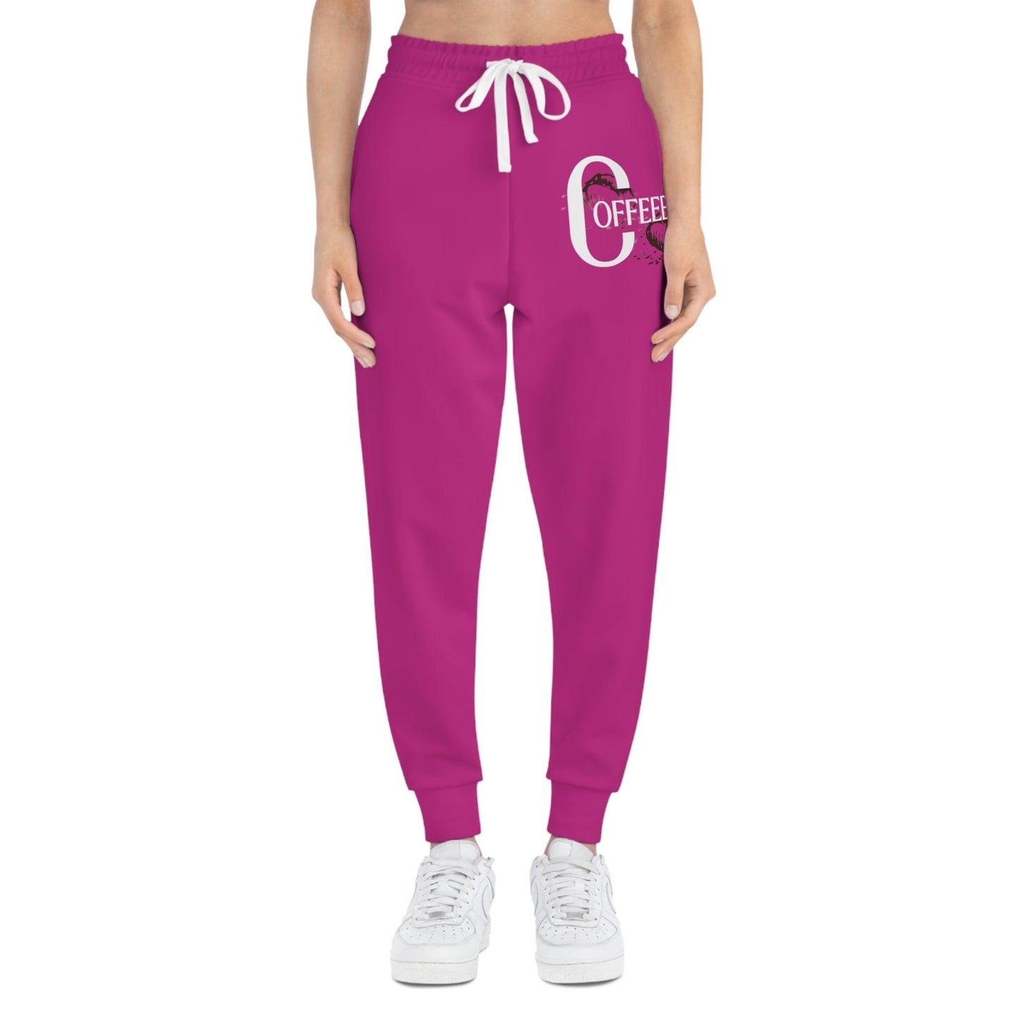 Dark Pink Athletic Joggers