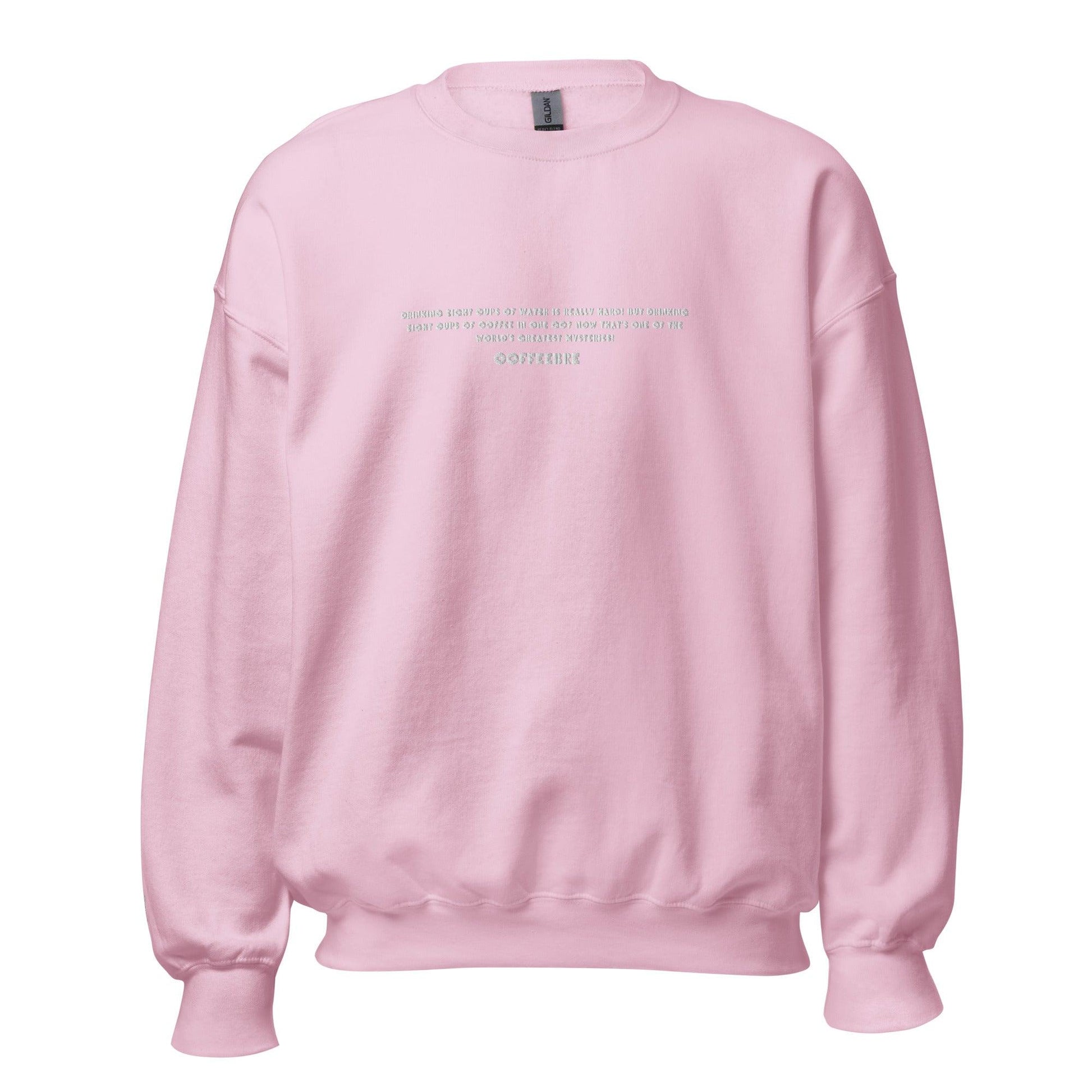 Embroidered Activewear Unisex Crewneck Sweatshirt - COFFEEBRE