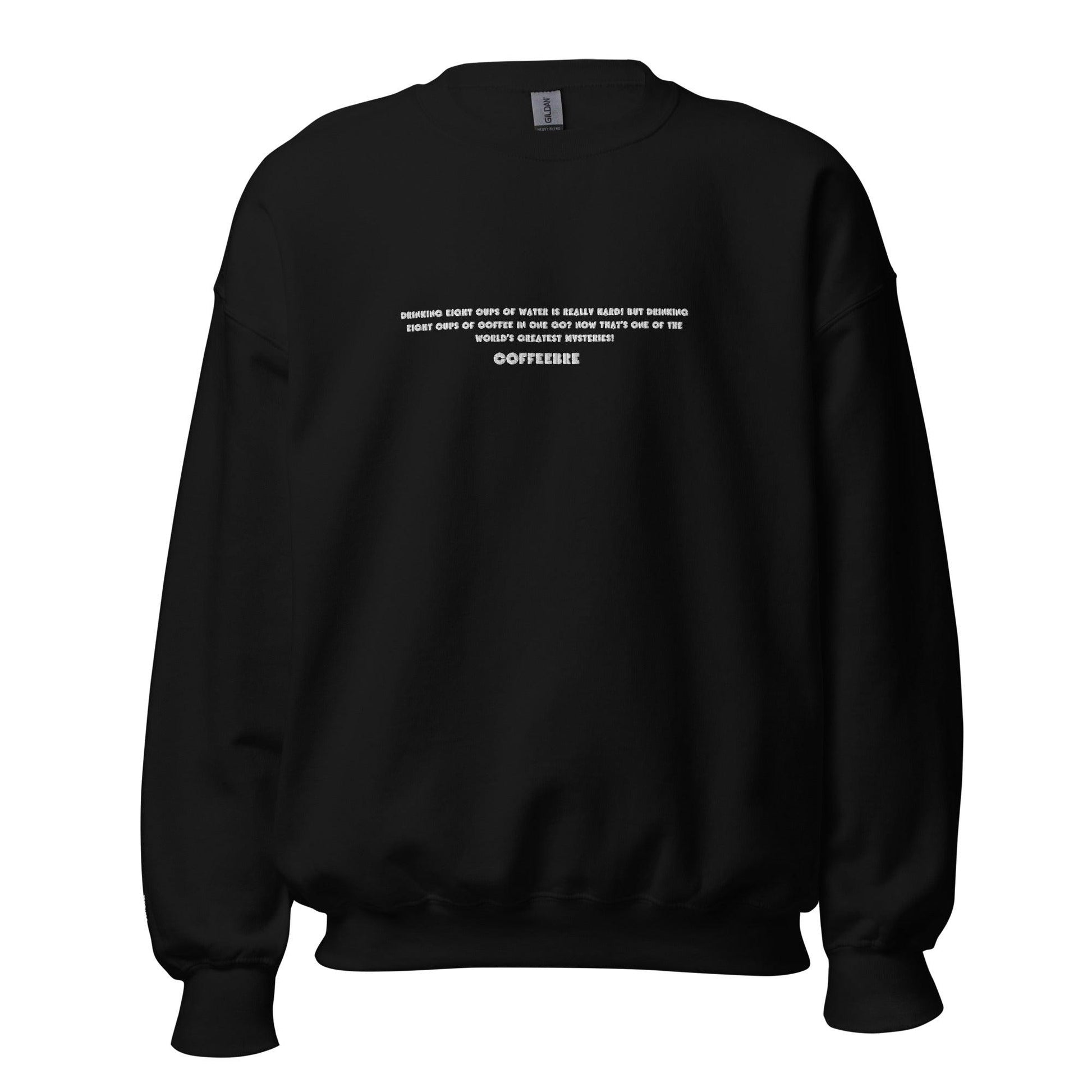 Embroidered Activewear Unisex Crewneck Sweatshirt - COFFEEBRE