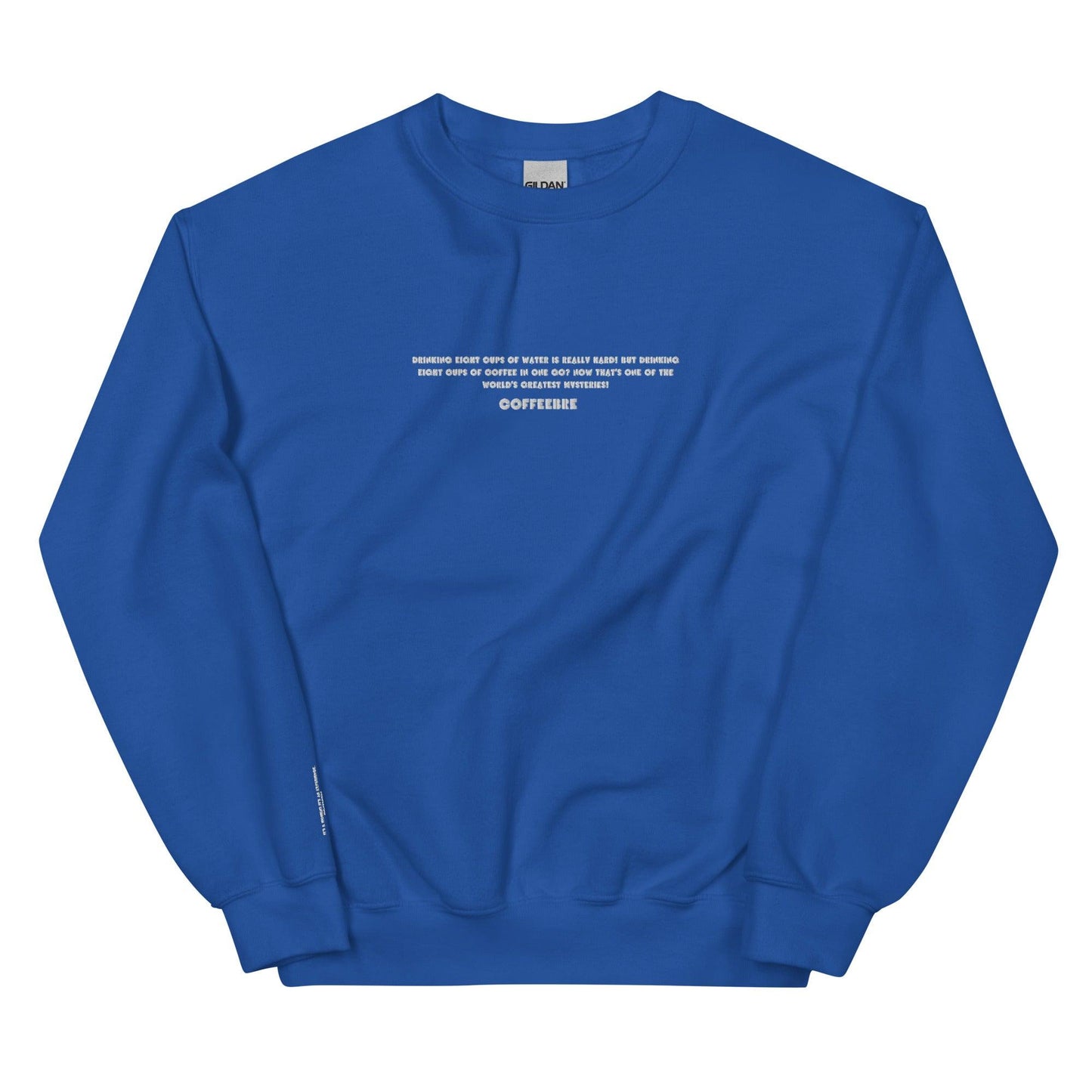 Embroidered Activewear Unisex Crewneck Sweatshirt - COFFEEBRE
