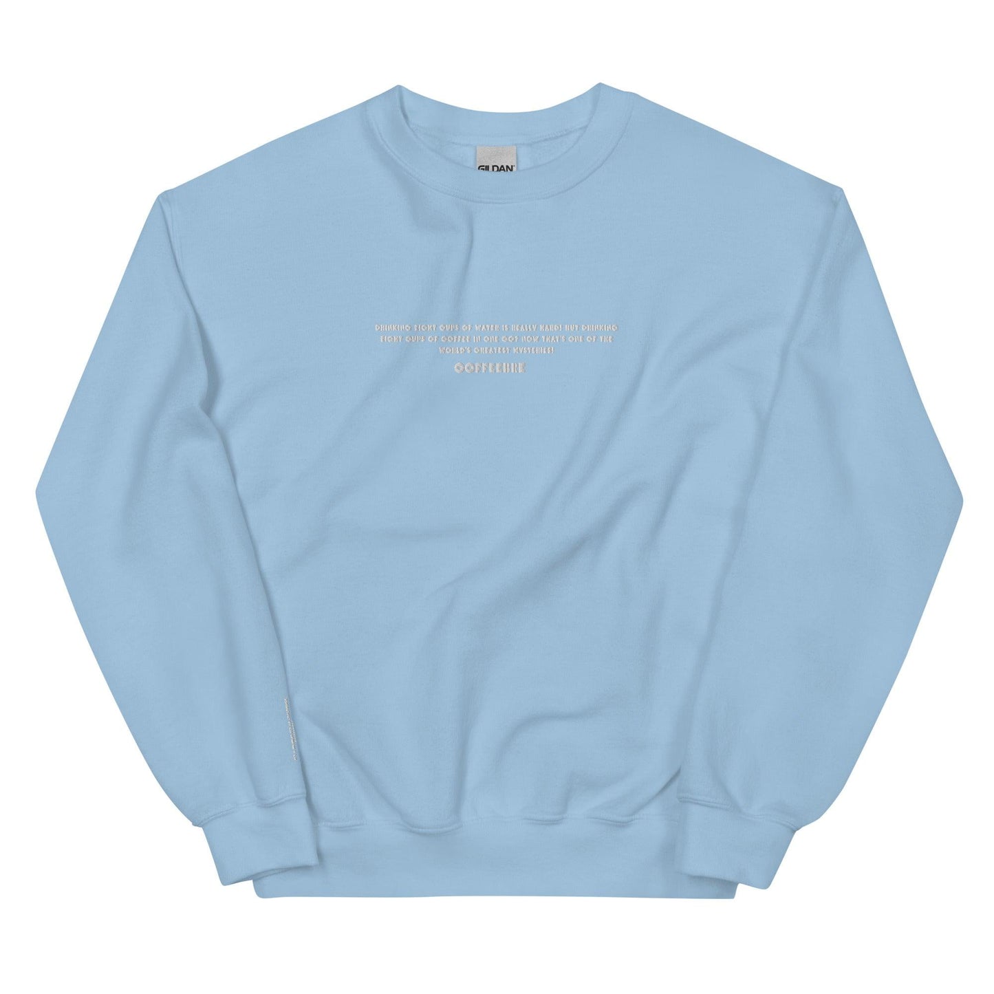 Embroidered Activewear Unisex Crewneck Sweatshirt - COFFEEBRE
