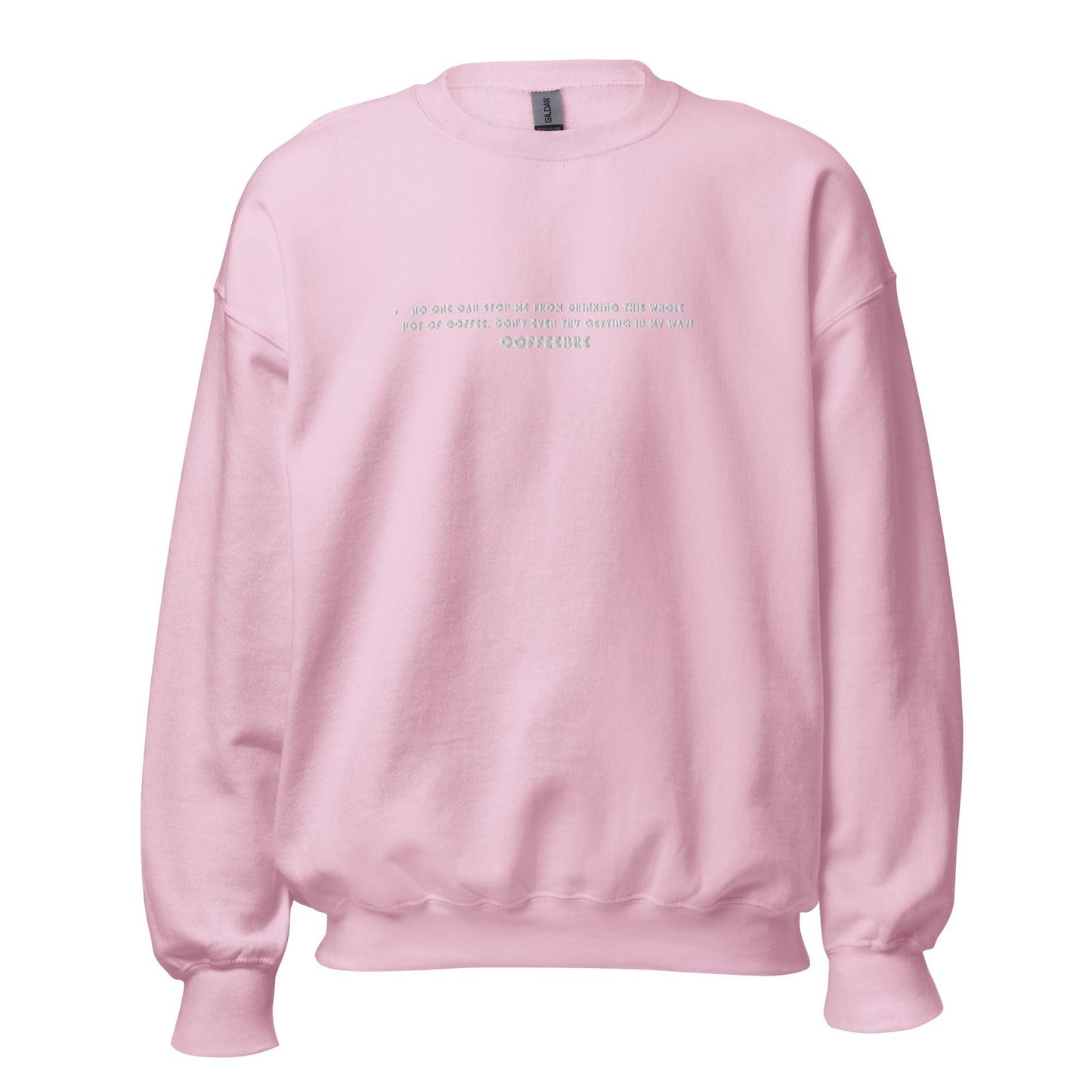 Embroidered Activewear Unisex Sweatshirt - COFFEEBRE