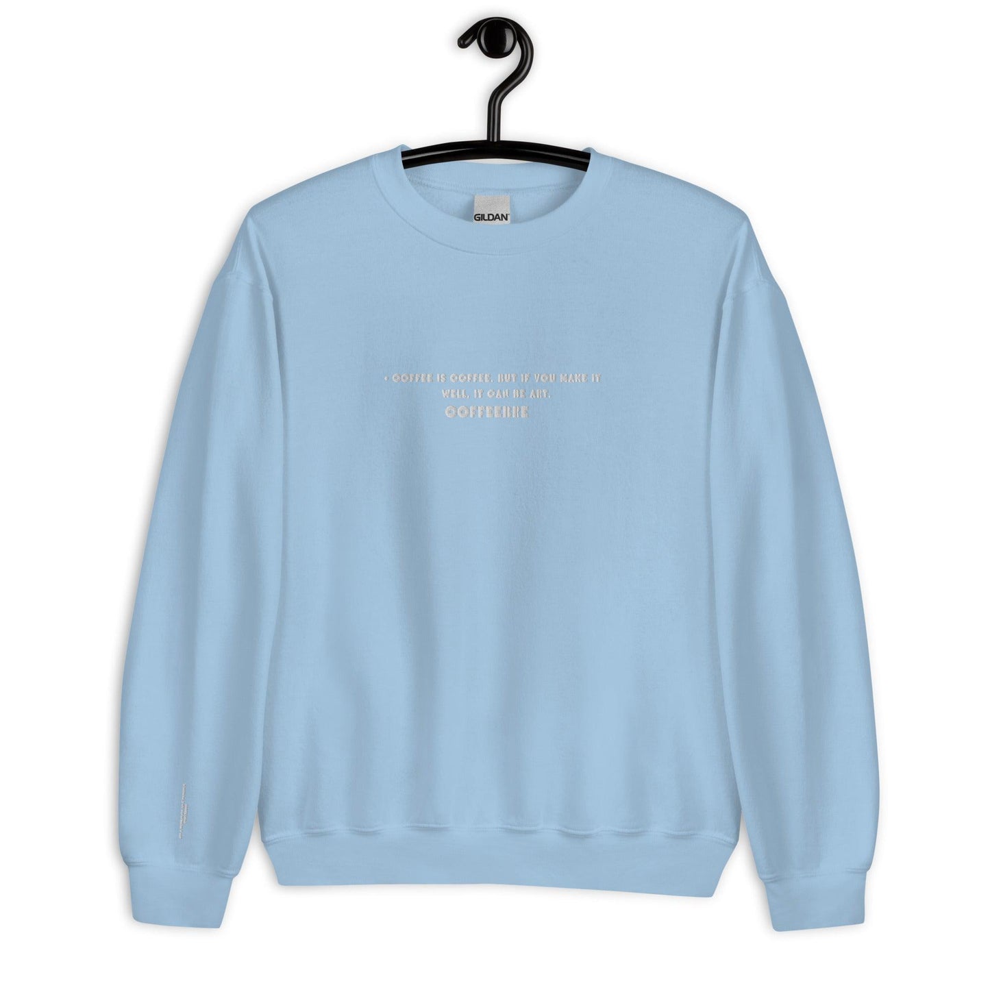 Embroidered Athleisure Unisex Crewneck Sweatshirt - COFFEEBRE