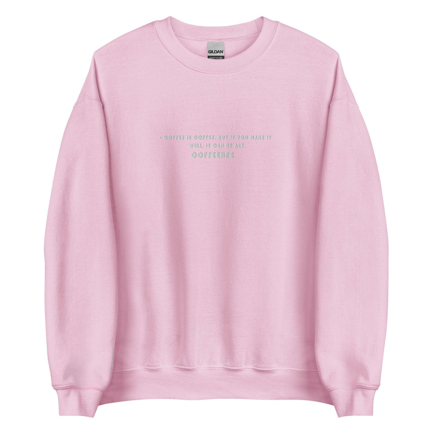 Embroidered Athleisure Unisex Crewneck Sweatshirt - COFFEEBRE