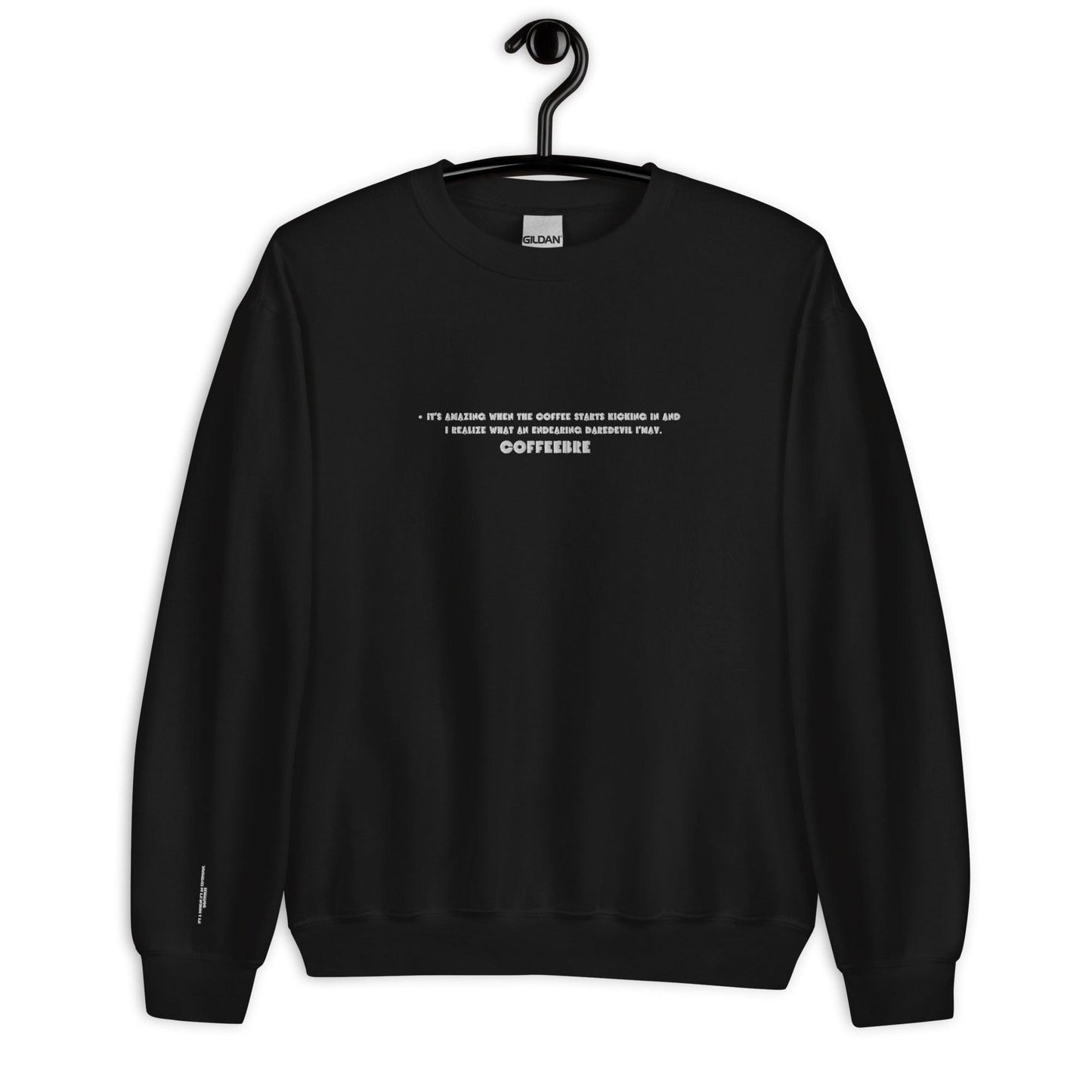 Embroidered Athleisure Unisex Sweatshirt - COFFEEBRE