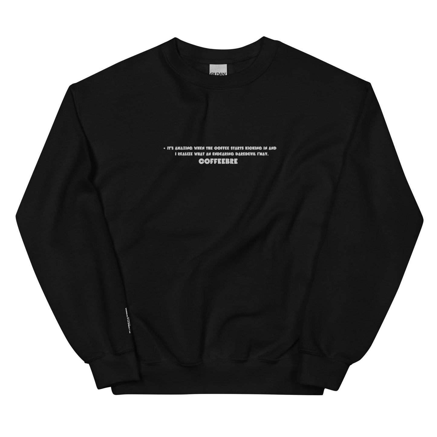 Embroidered Athleisure Unisex Sweatshirt - COFFEEBRE