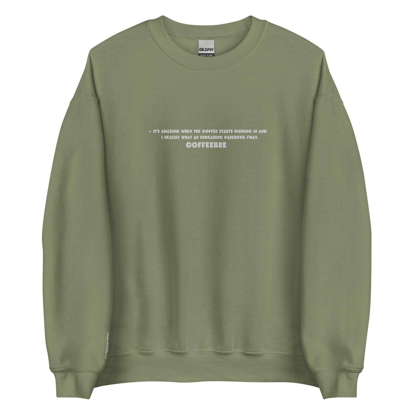 Embroidered Athleisure Unisex Sweatshirt - COFFEEBRE