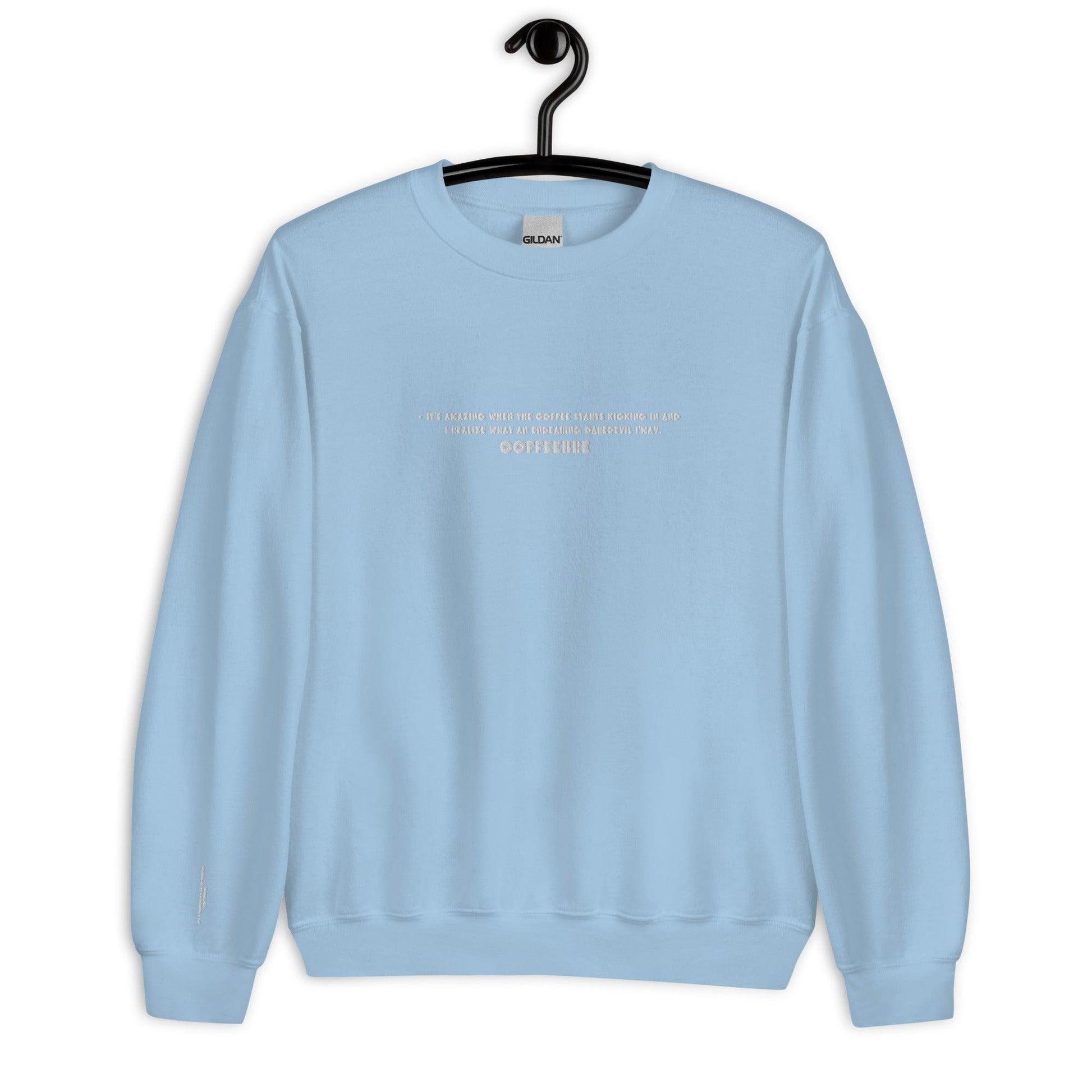 Embroidered Athleisure Unisex Sweatshirt - COFFEEBRE