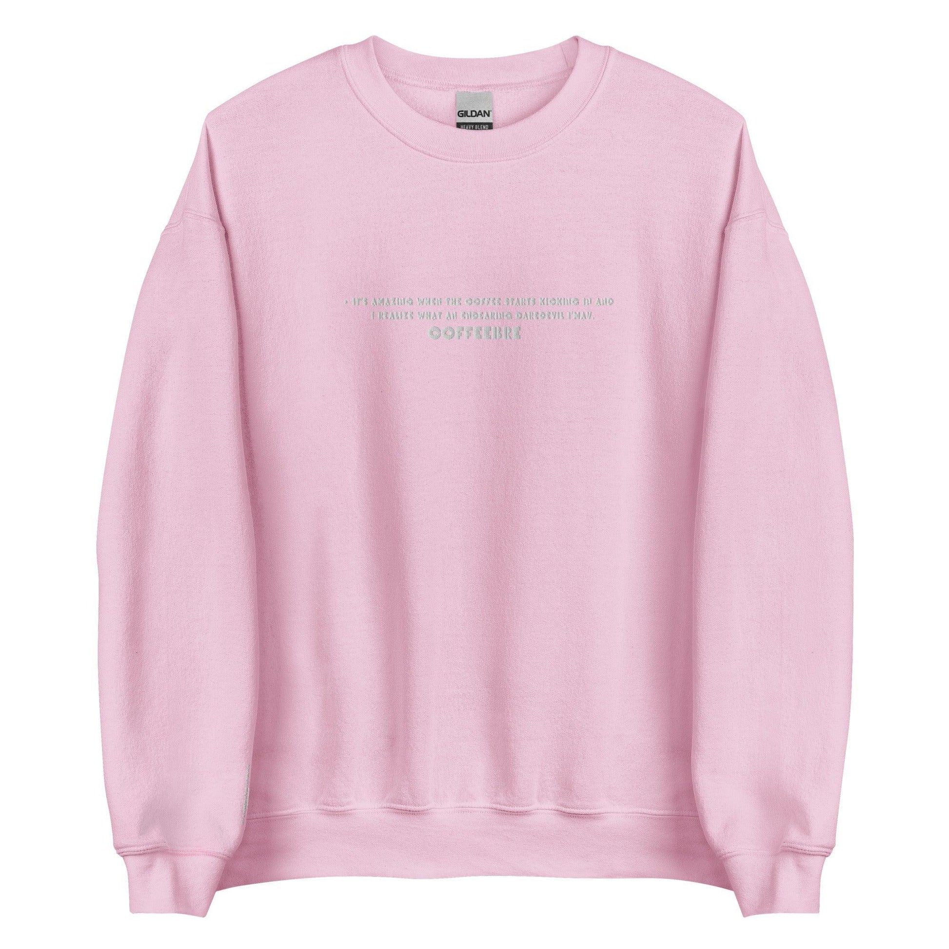 Embroidered Athleisure Unisex Sweatshirt - COFFEEBRE