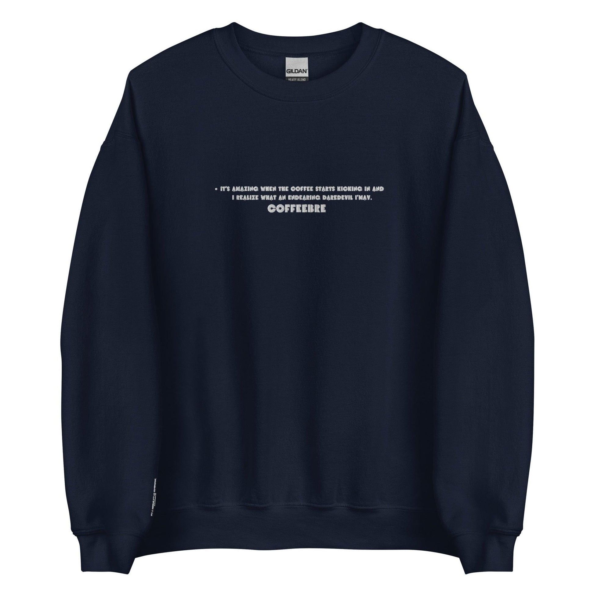 Embroidered Athleisure Unisex Sweatshirt - COFFEEBRE