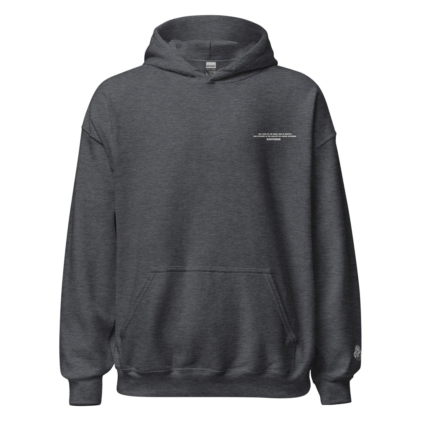 Embroidered Classic Pullover Unisex Hoodie - COFFEEBRE