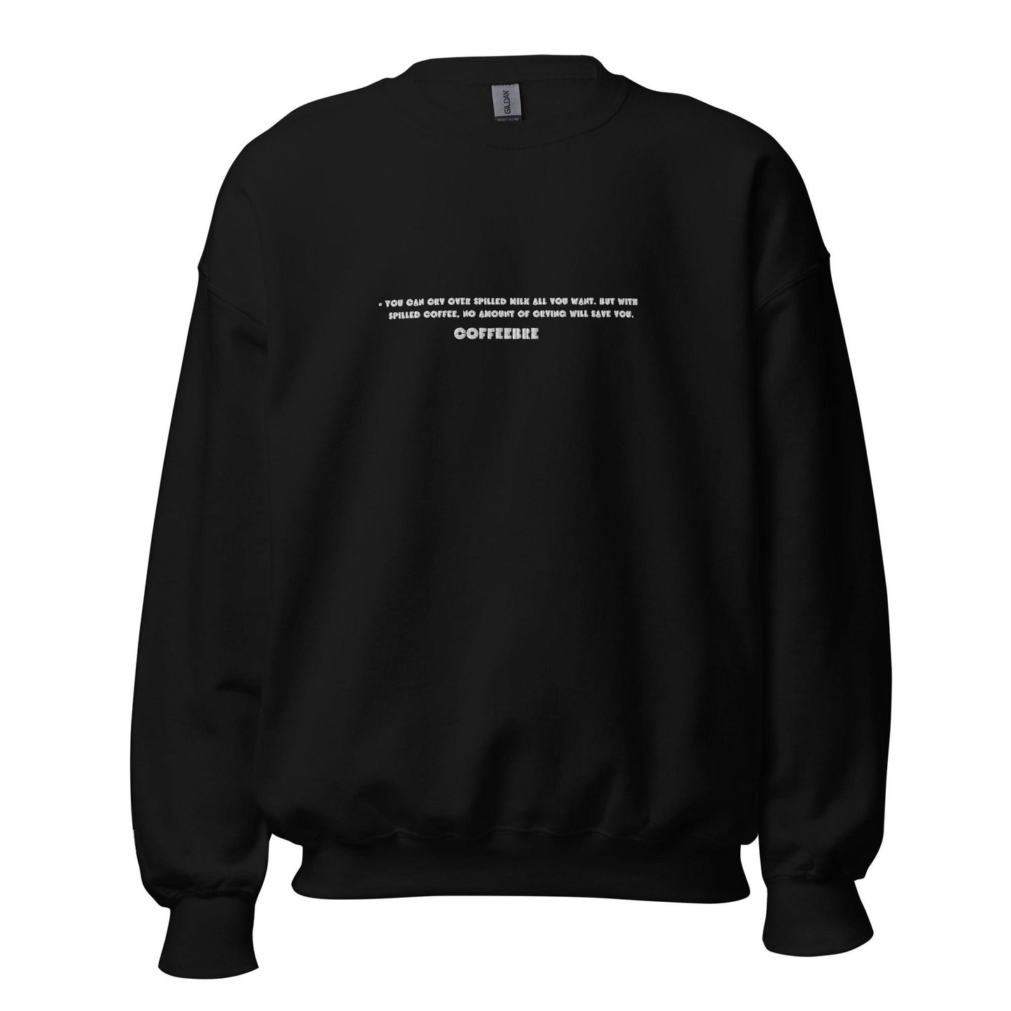 Embroidered Classic Unisex Crewneck Sweatshirt - COFFEEBRE