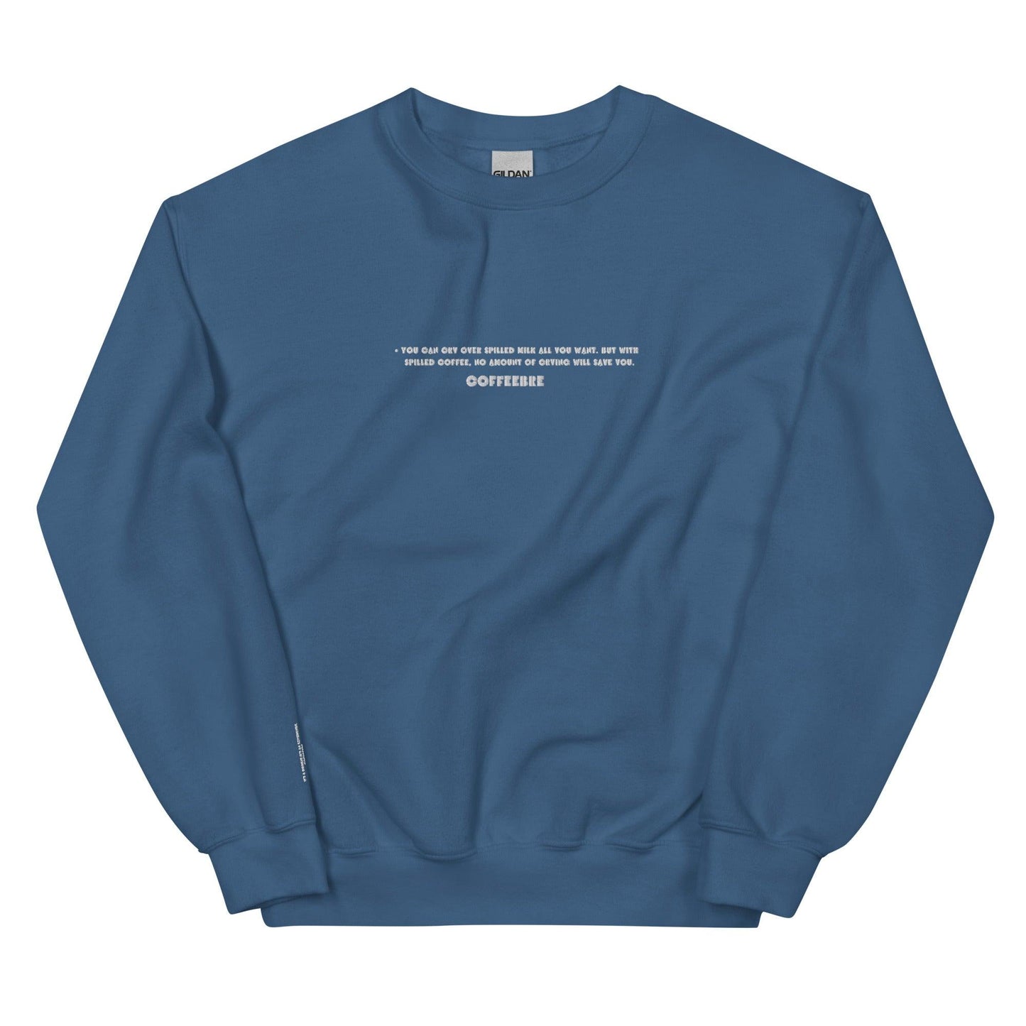 Embroidered Classic Unisex Crewneck Sweatshirt - COFFEEBRE