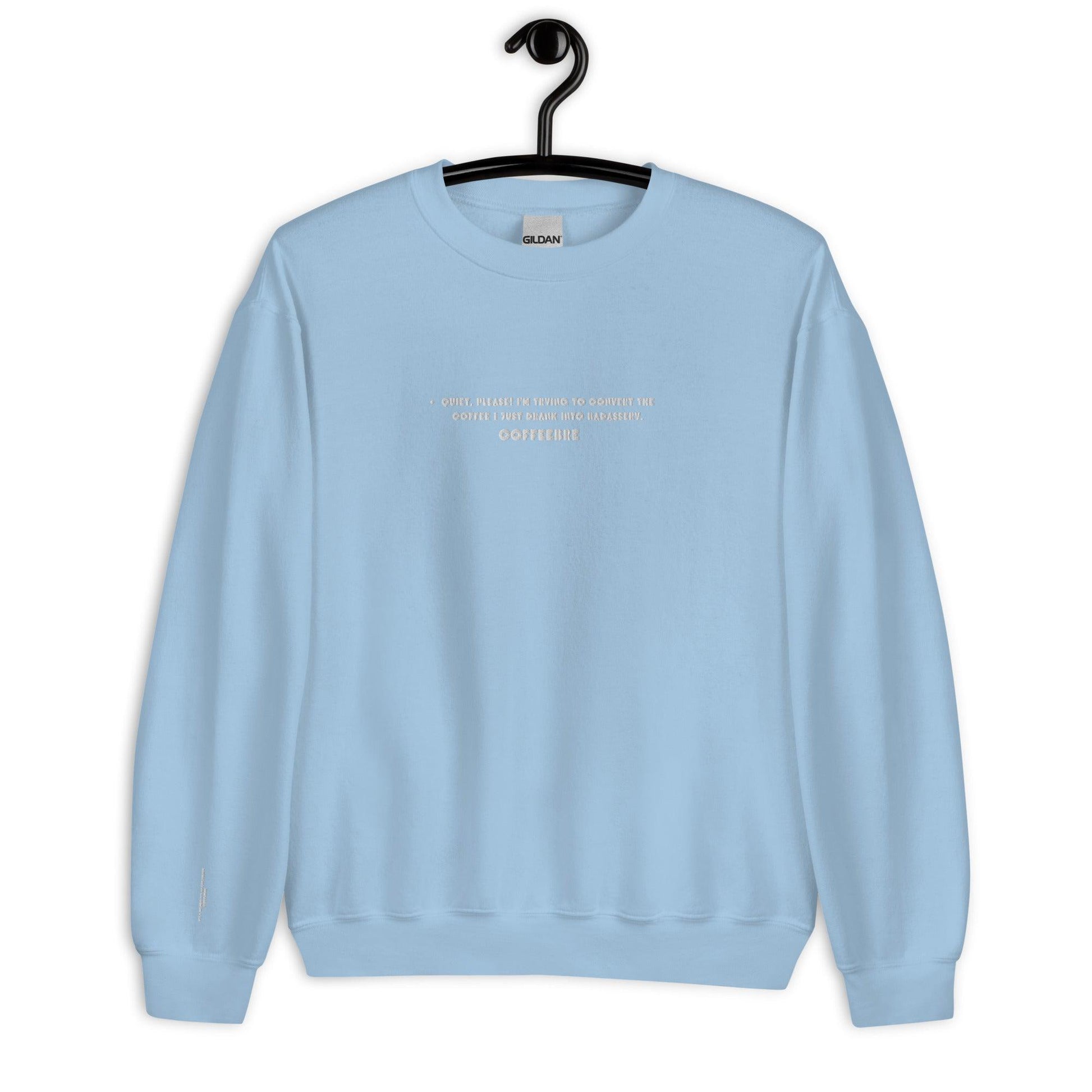 Embroidered Coffee Lifestyle Unisex Crewneck Sweatshirt - COFFEEBRE