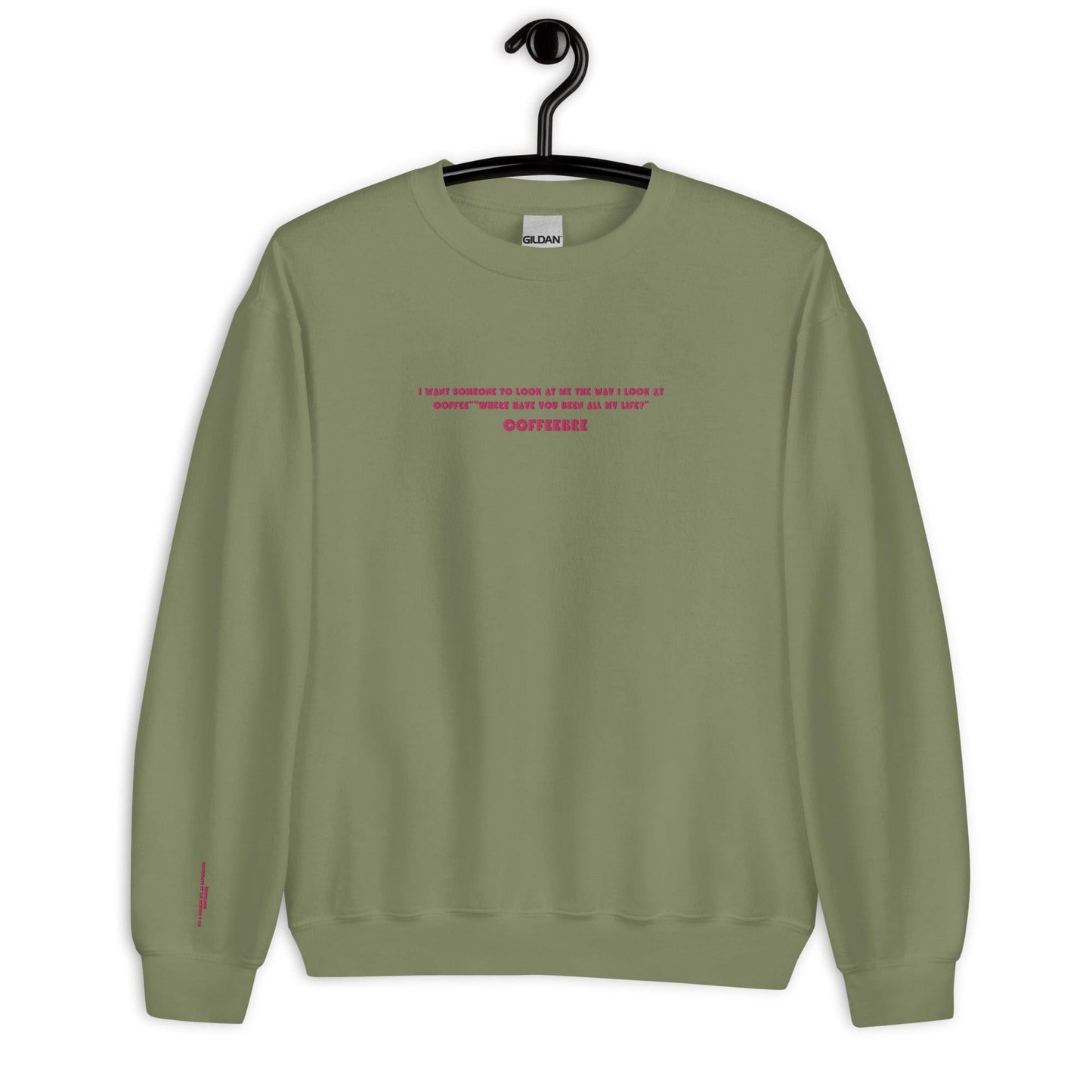 Embroidered Coffee Unisex Lifestyle Sweatshirt - COFFEEBRE