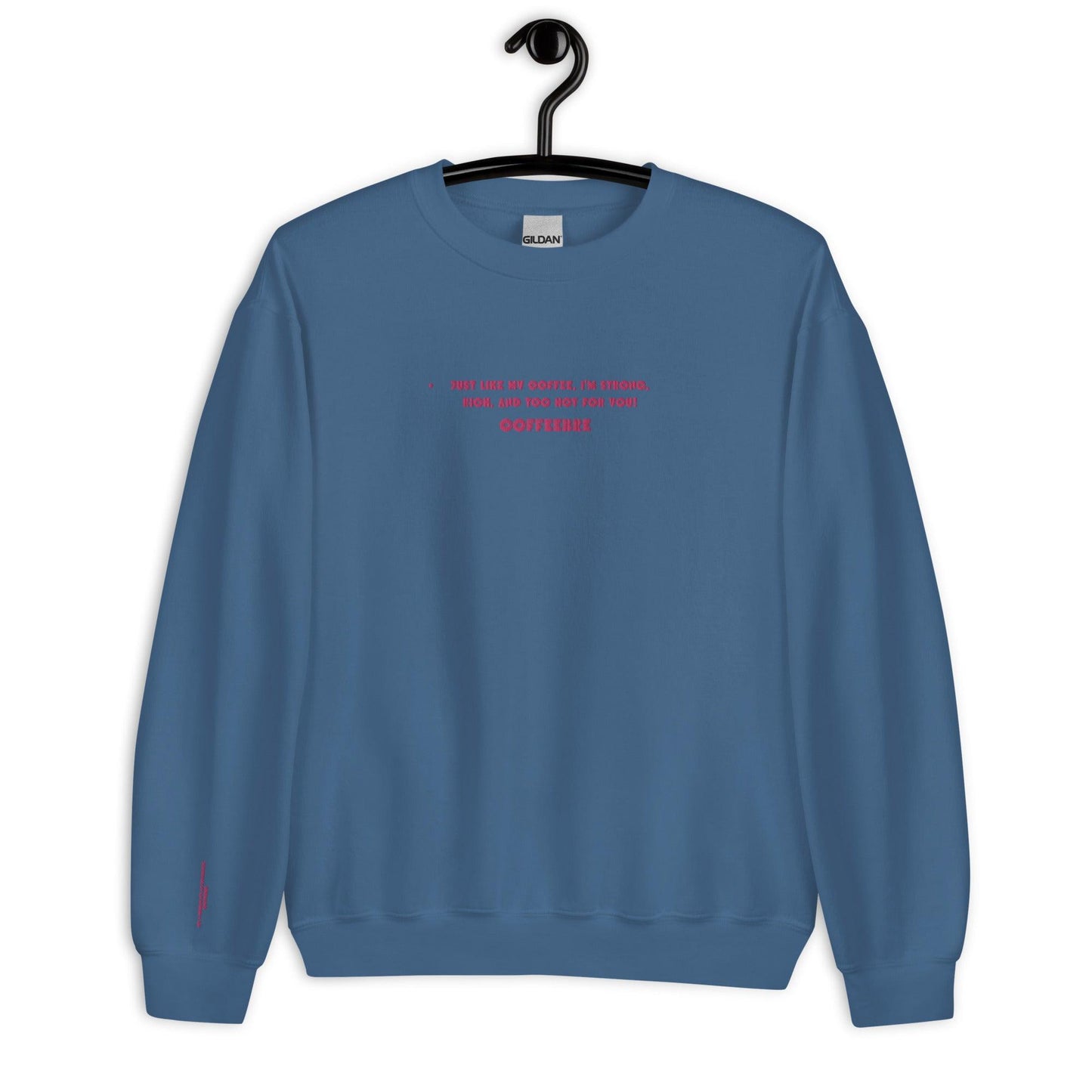 Embroidered Coffee Unisex Lifestyle Sweatshirts - COFFEEBRE