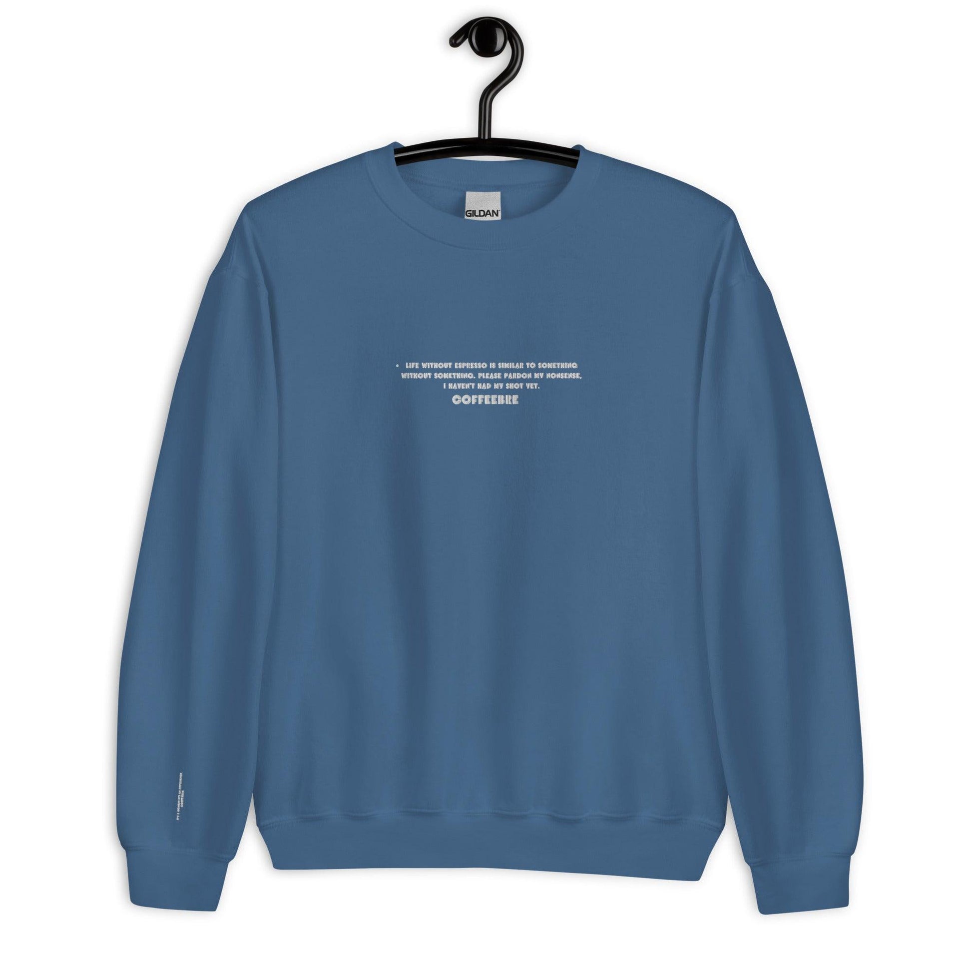 Embroidered Coffeebre Lifestyle Unisex Crewneck Sweatshirt - COFFEEBRE