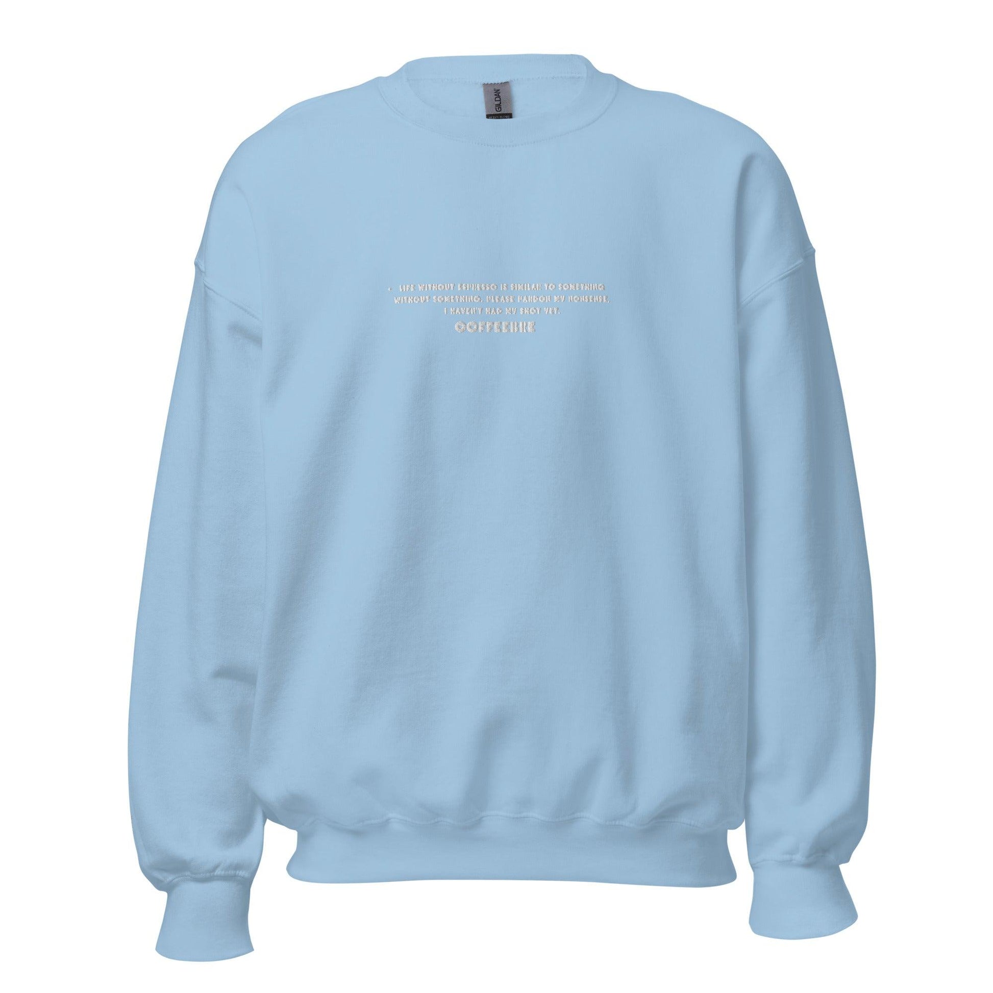 Embroidered Coffeebre Lifestyle Unisex Crewneck Sweatshirt - COFFEEBRE