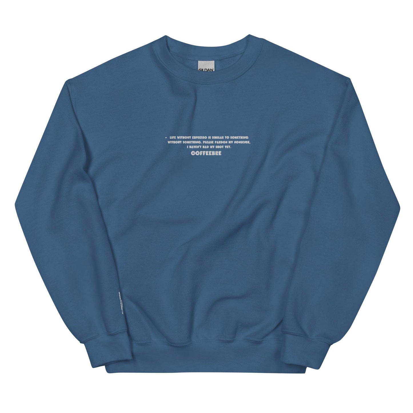 Embroidered Coffeebre Lifestyle Unisex Crewneck Sweatshirt - COFFEEBRE