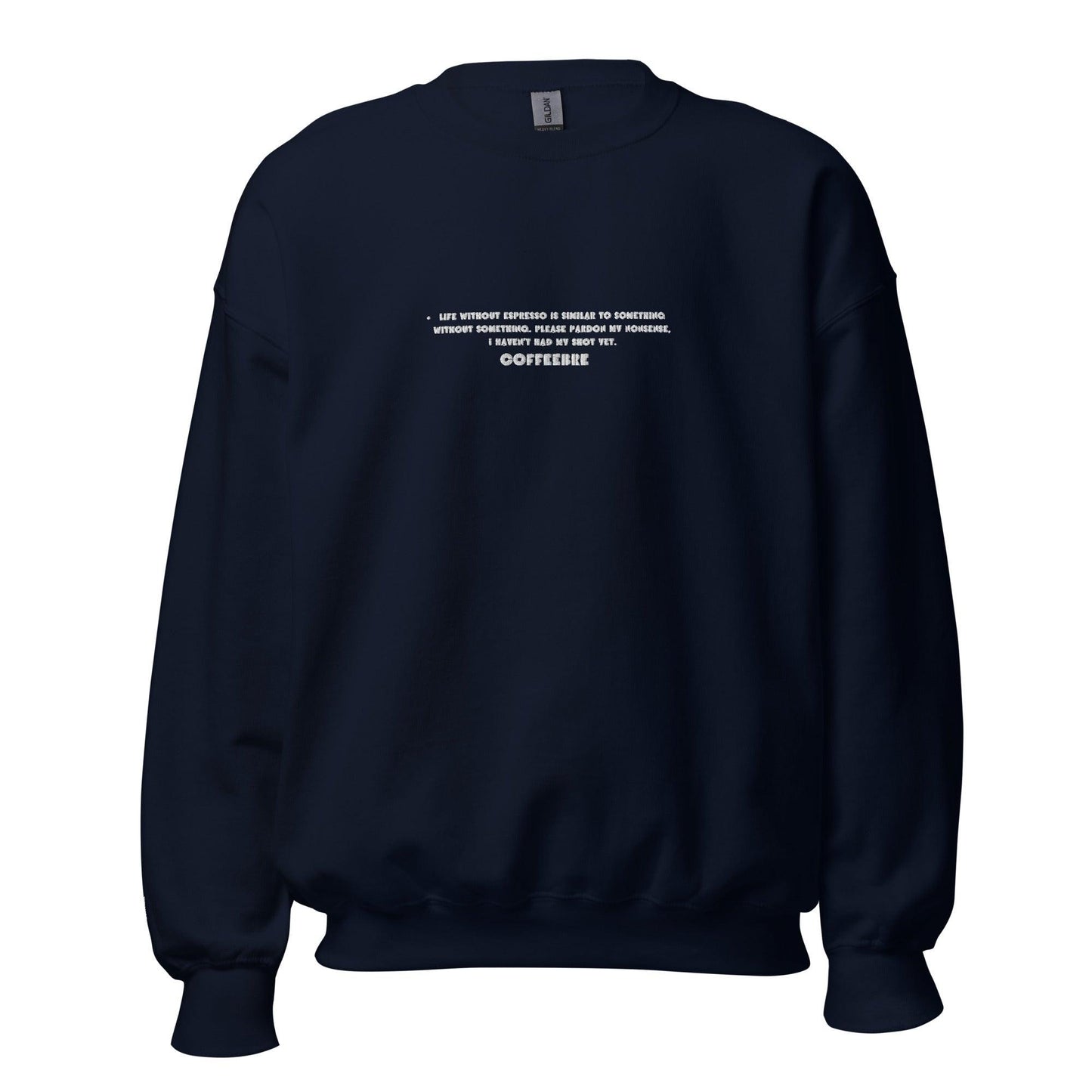 Embroidered Coffeebre Lifestyle Unisex Crewneck Sweatshirt - COFFEEBRE