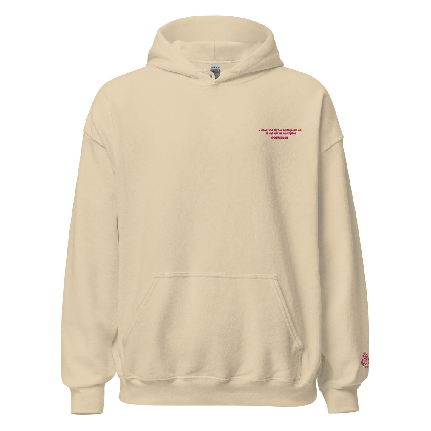 Embroidered Essential Pullover Unisex Hoodies - COFFEEBRE