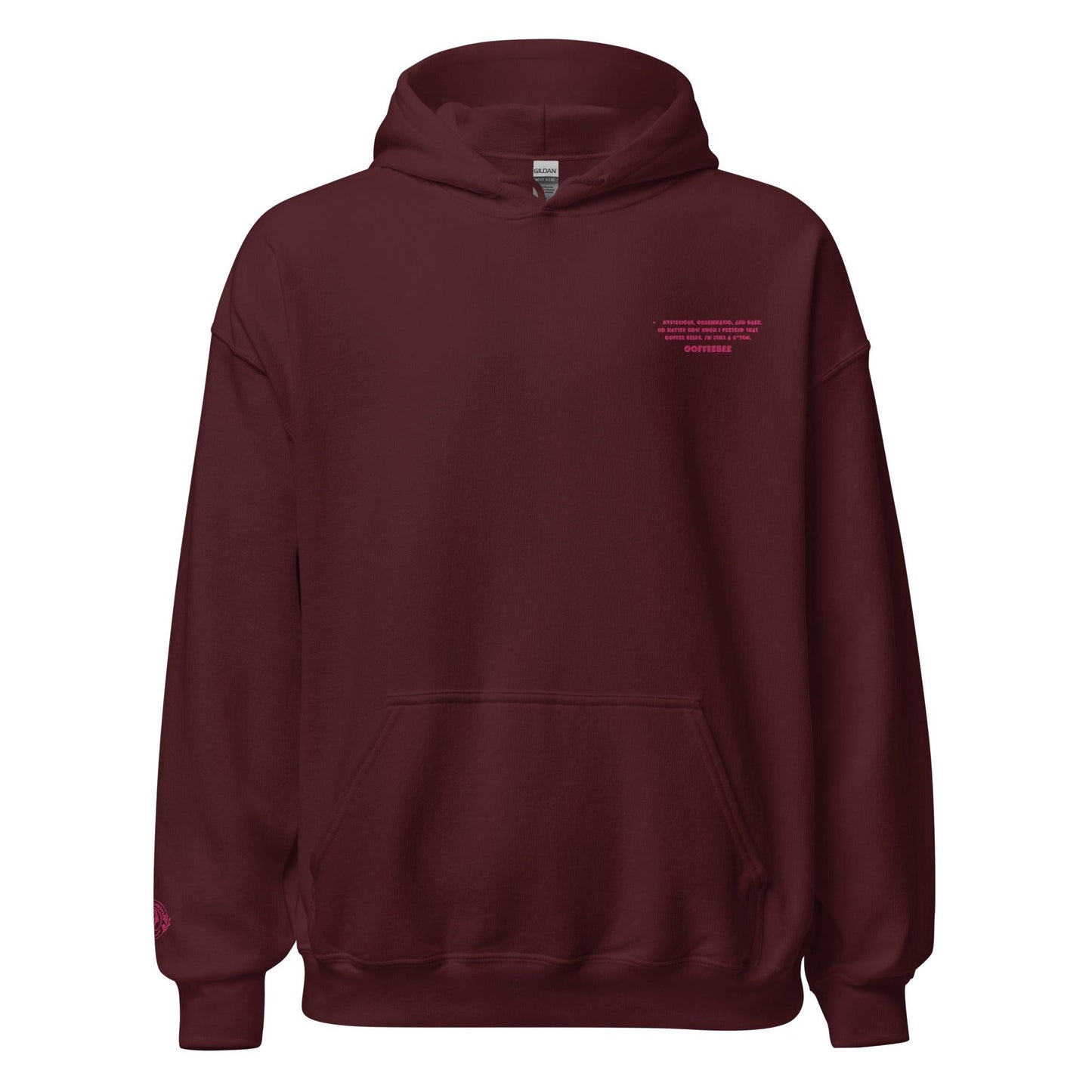 Embroidered Essential Unisex Hoodie - COFFEEBRE