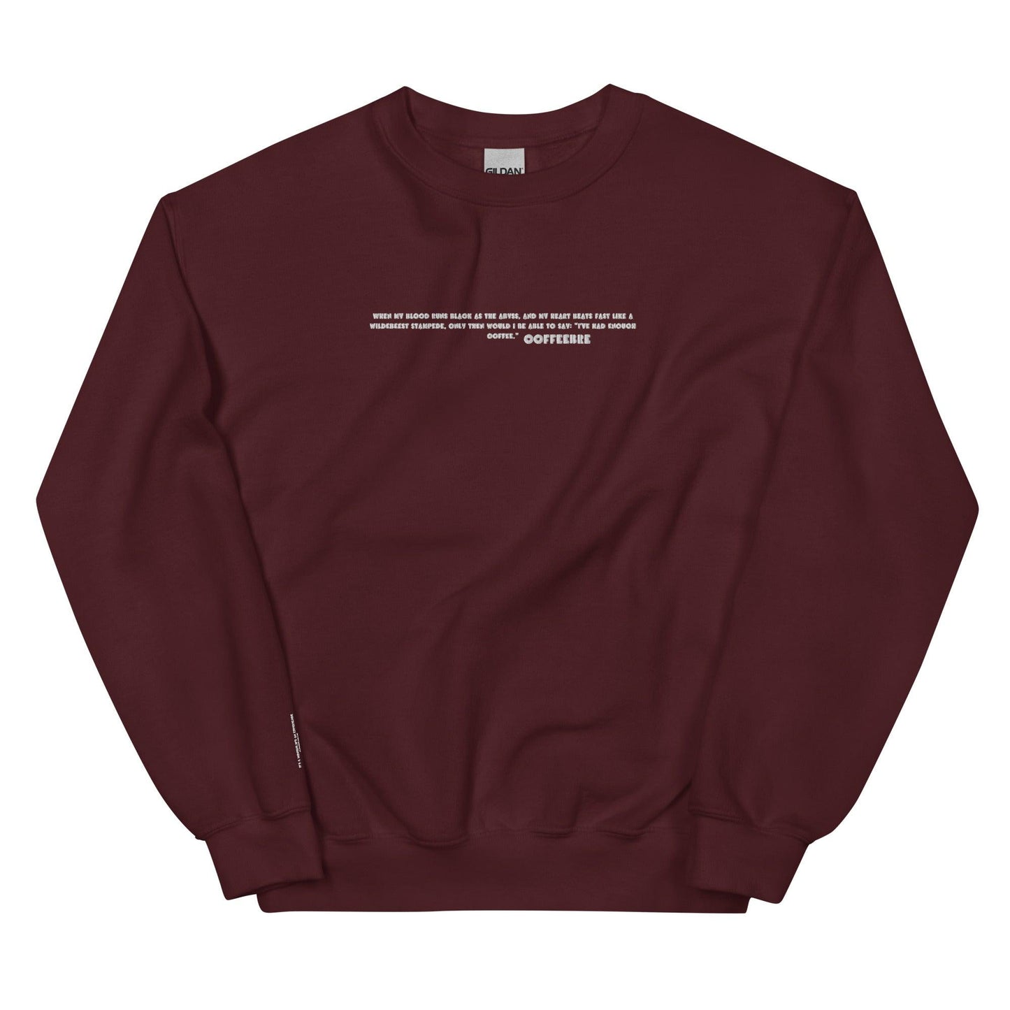 Embroidered Lifestyle Coffee Unisex Sweatshirts - COFFEEBRE