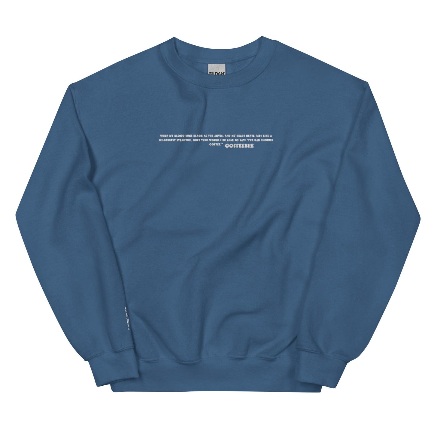 Embroidered Lifestyle Coffee Unisex Sweatshirts - COFFEEBRE