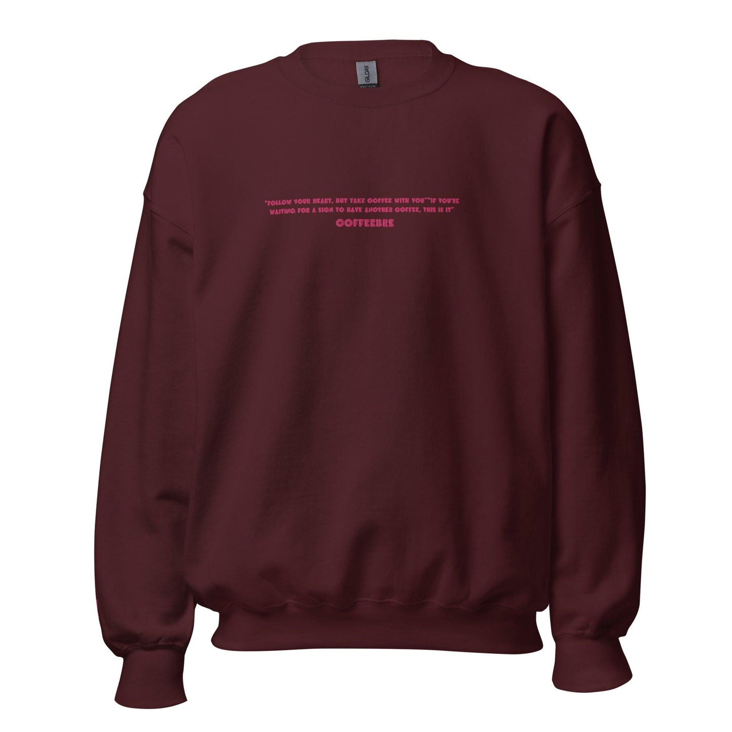 Embroidered Lifestyle Crewneck Coffee Unisex Sweatshirt - COFFEEBRE