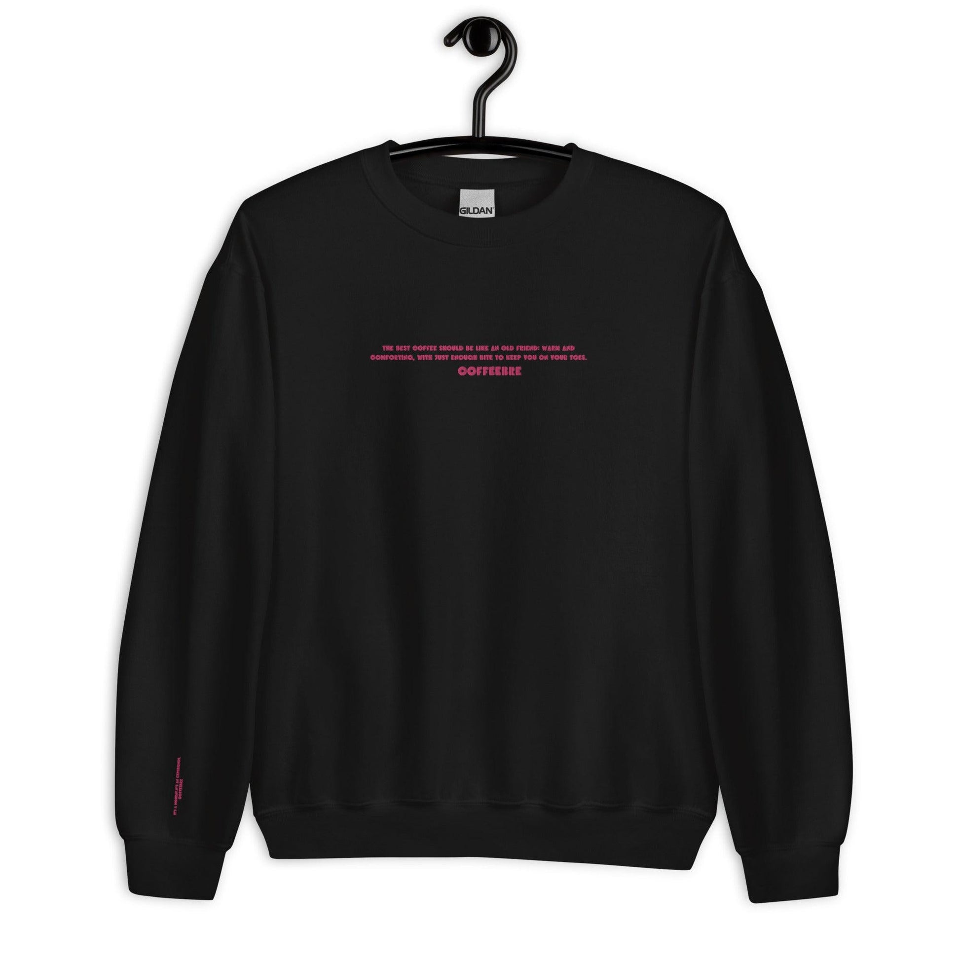 Embroidered Lifestyle Unisex Crewneck Sweatshirt - COFFEEBRE