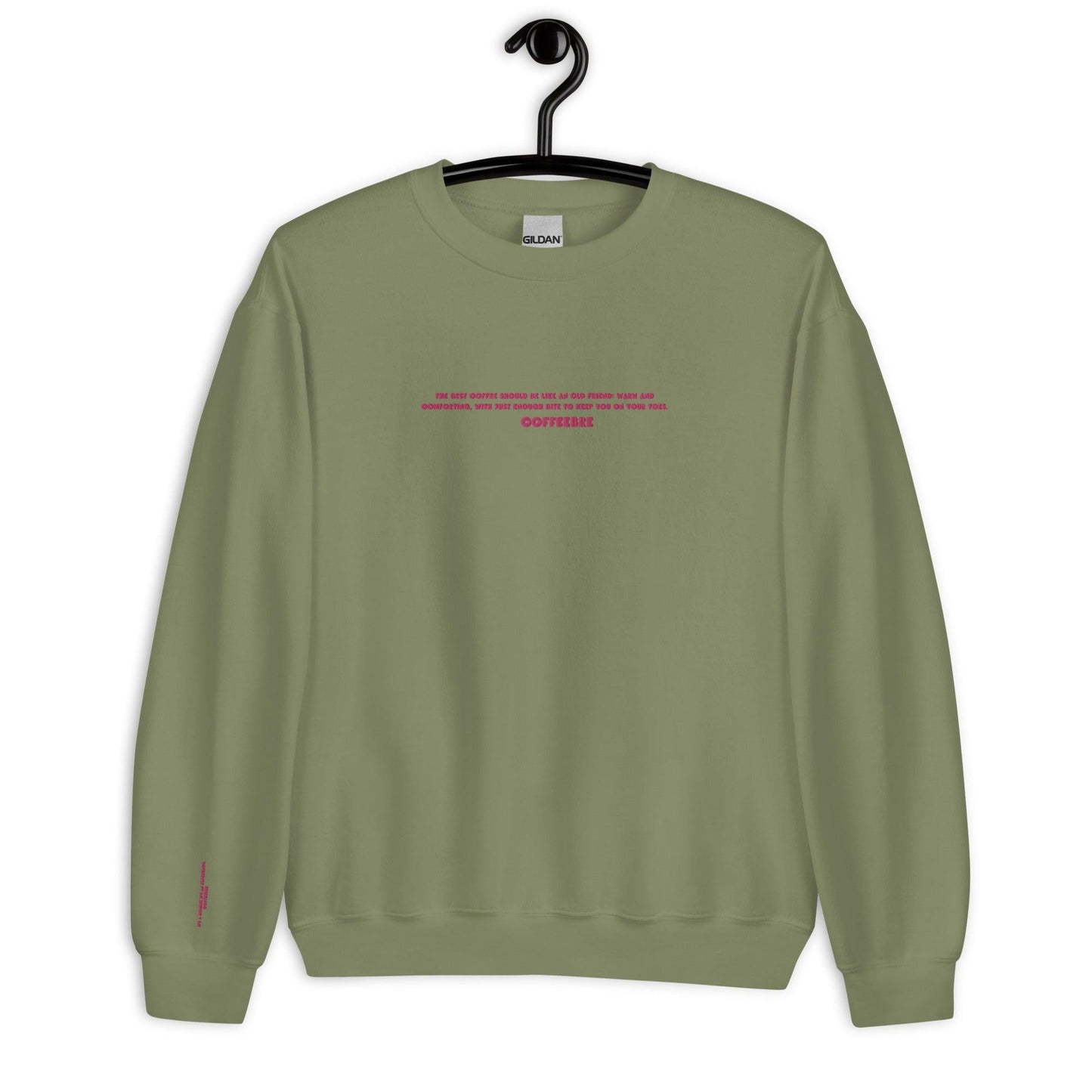 Embroidered Lifestyle Unisex Crewneck Sweatshirt - COFFEEBRE