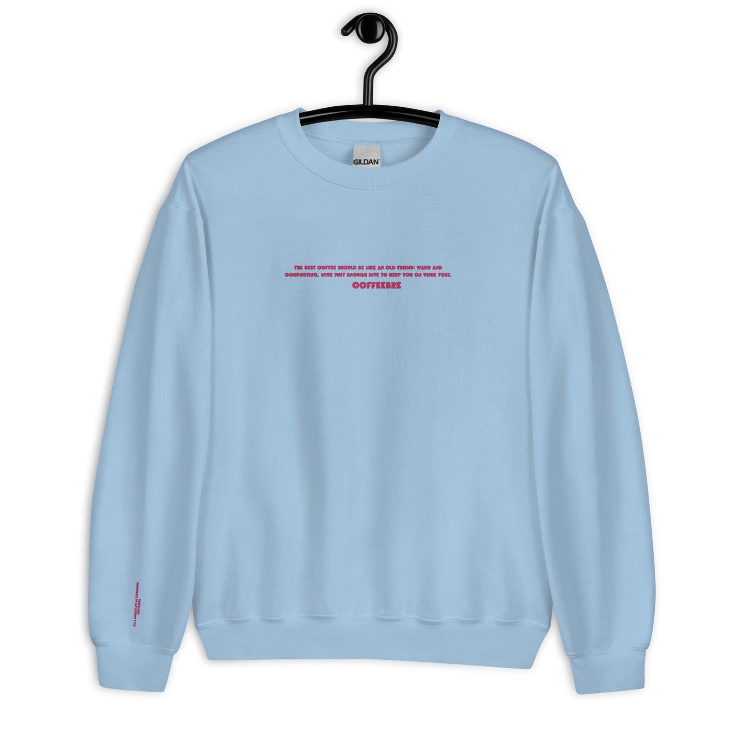 Embroidered Lifestyle Unisex Crewneck Sweatshirt - COFFEEBRE