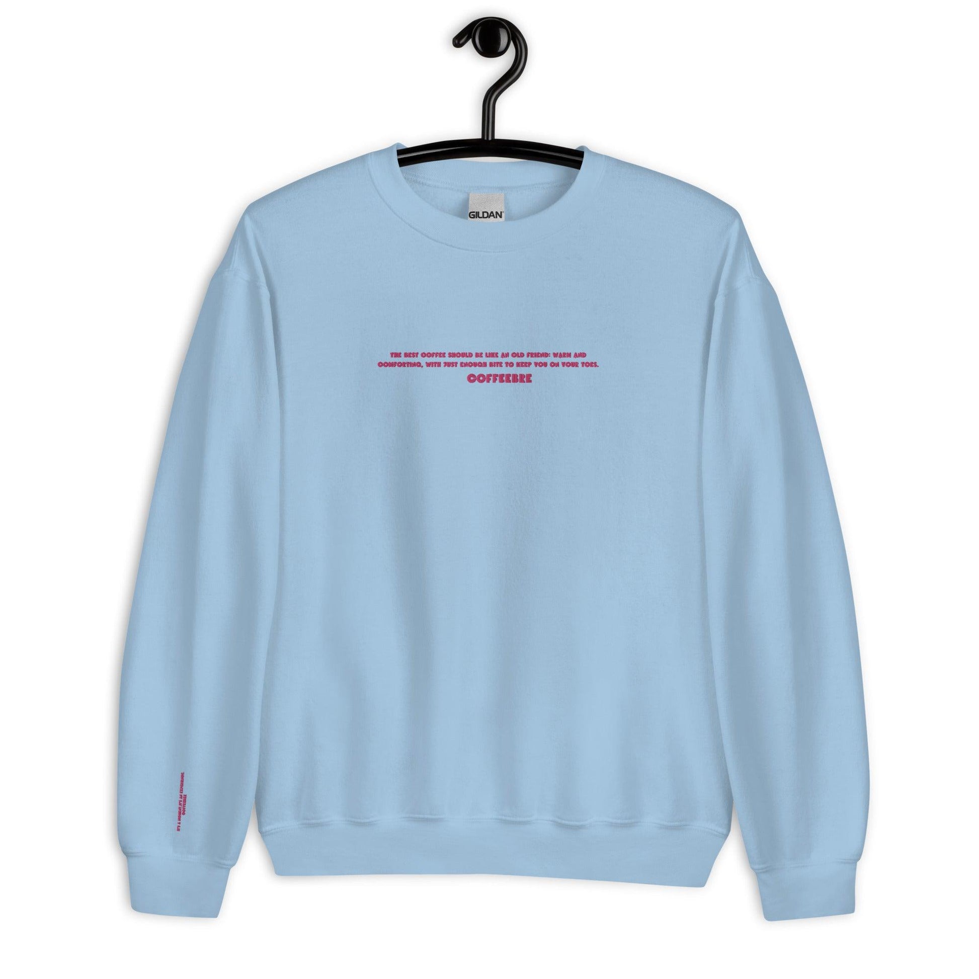 Embroidered Lifestyle Unisex Crewneck Sweatshirt - COFFEEBRE