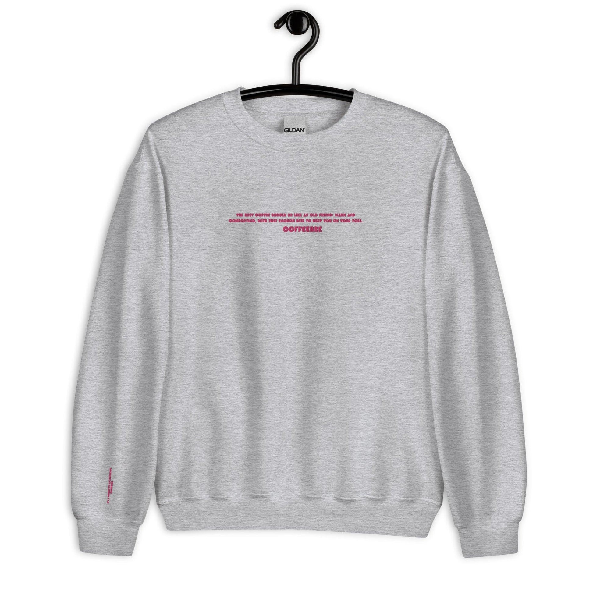 Embroidered Lifestyle Unisex Crewneck Sweatshirt - COFFEEBRE