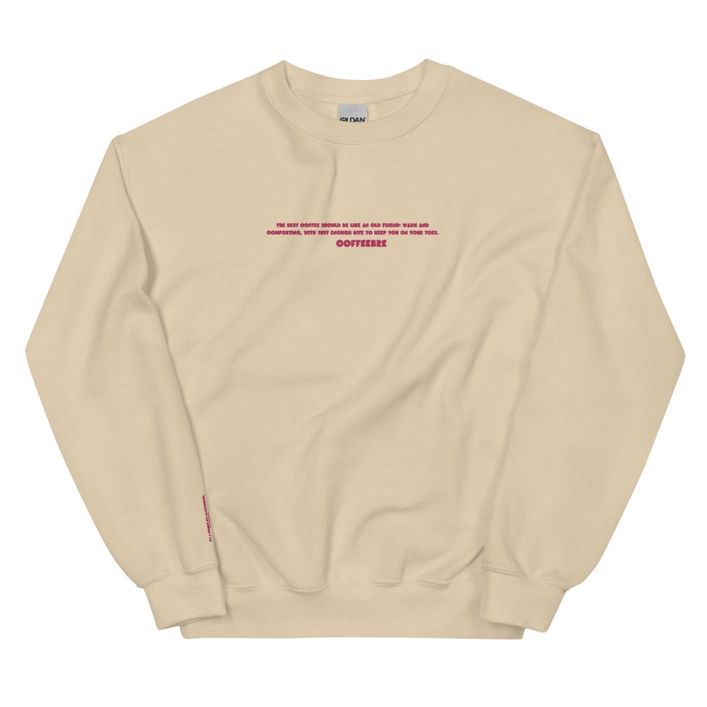 Embroidered Lifestyle Unisex Crewneck Sweatshirt - COFFEEBRE