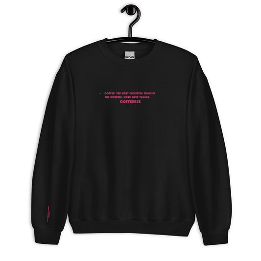 Embroidered Lifestyle Unisex Sweatshirt - COFFEEBRE