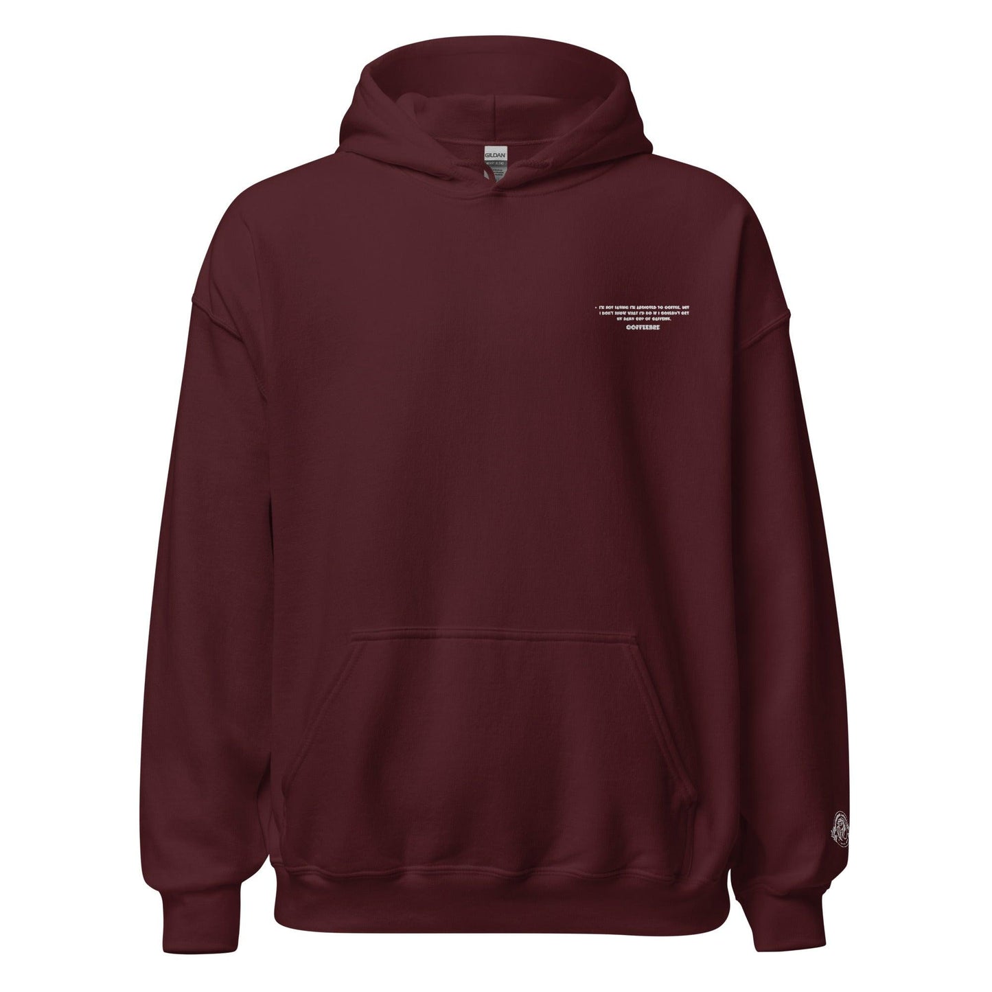 Embroidered Signature Unisex Hoodie - COFFEEBRE