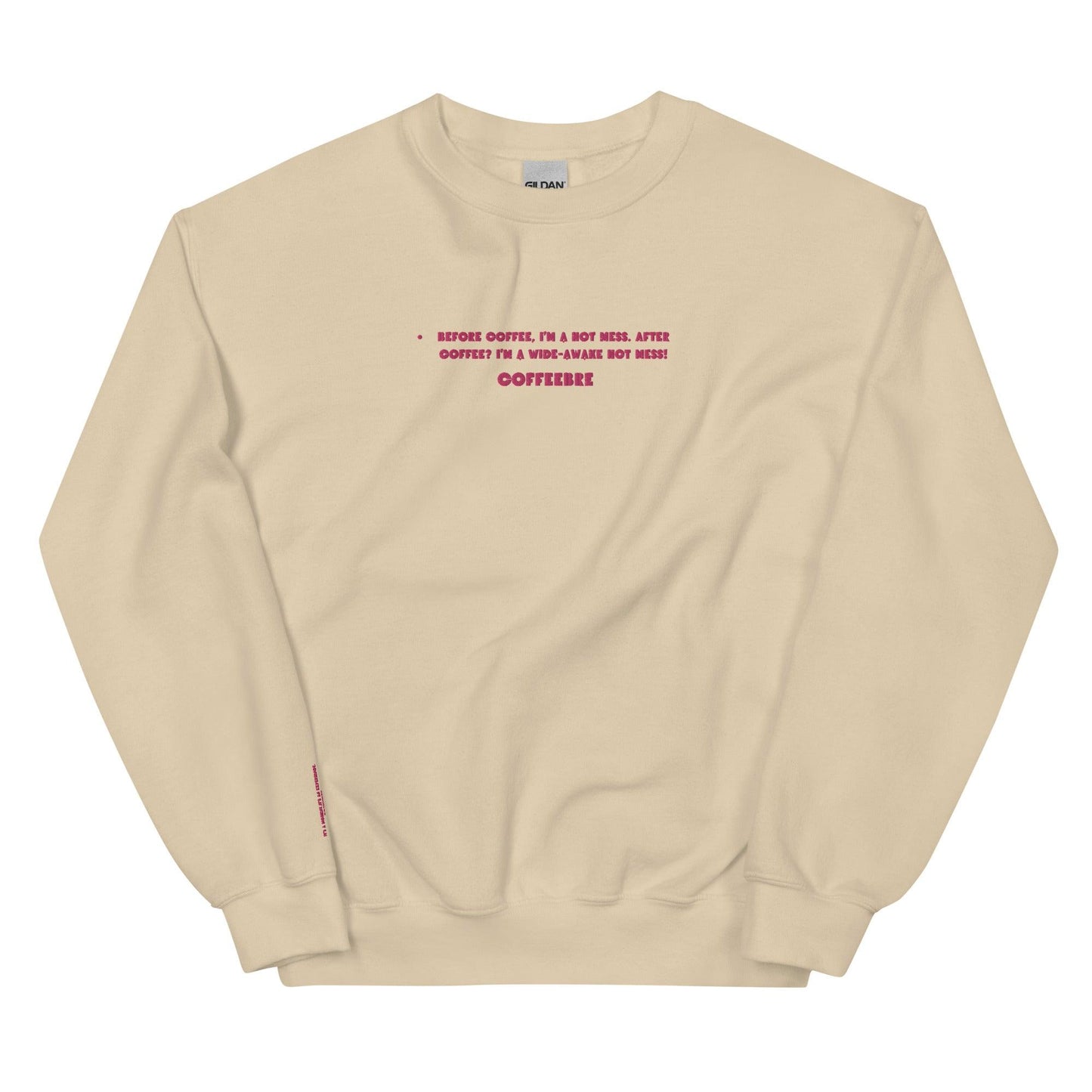 Embroidered Sport Unisex Crewneck Sweatshirt - COFFEEBRE